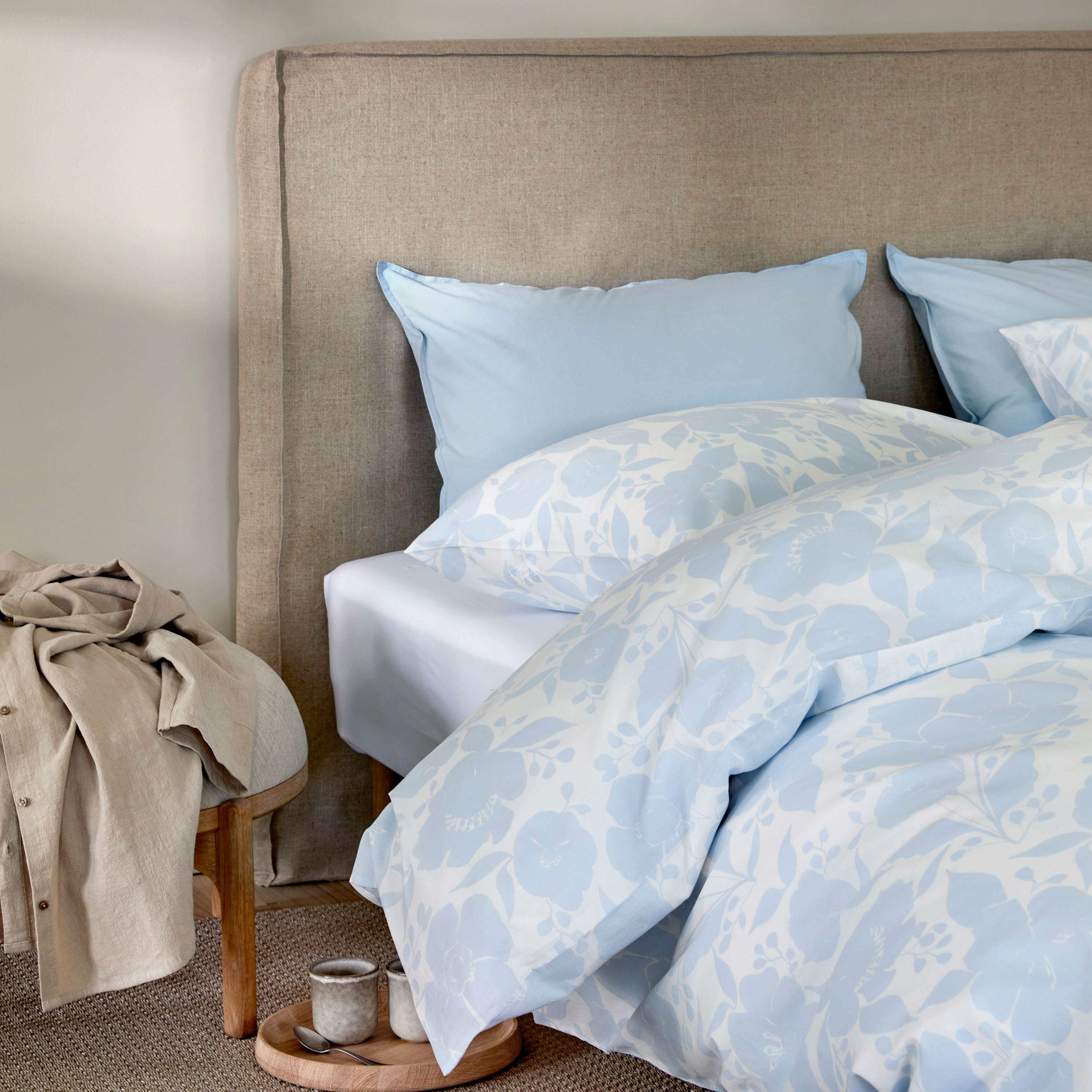 Høie Ragna Pussilakanasetti Vaaleansininen 150x210/50x60