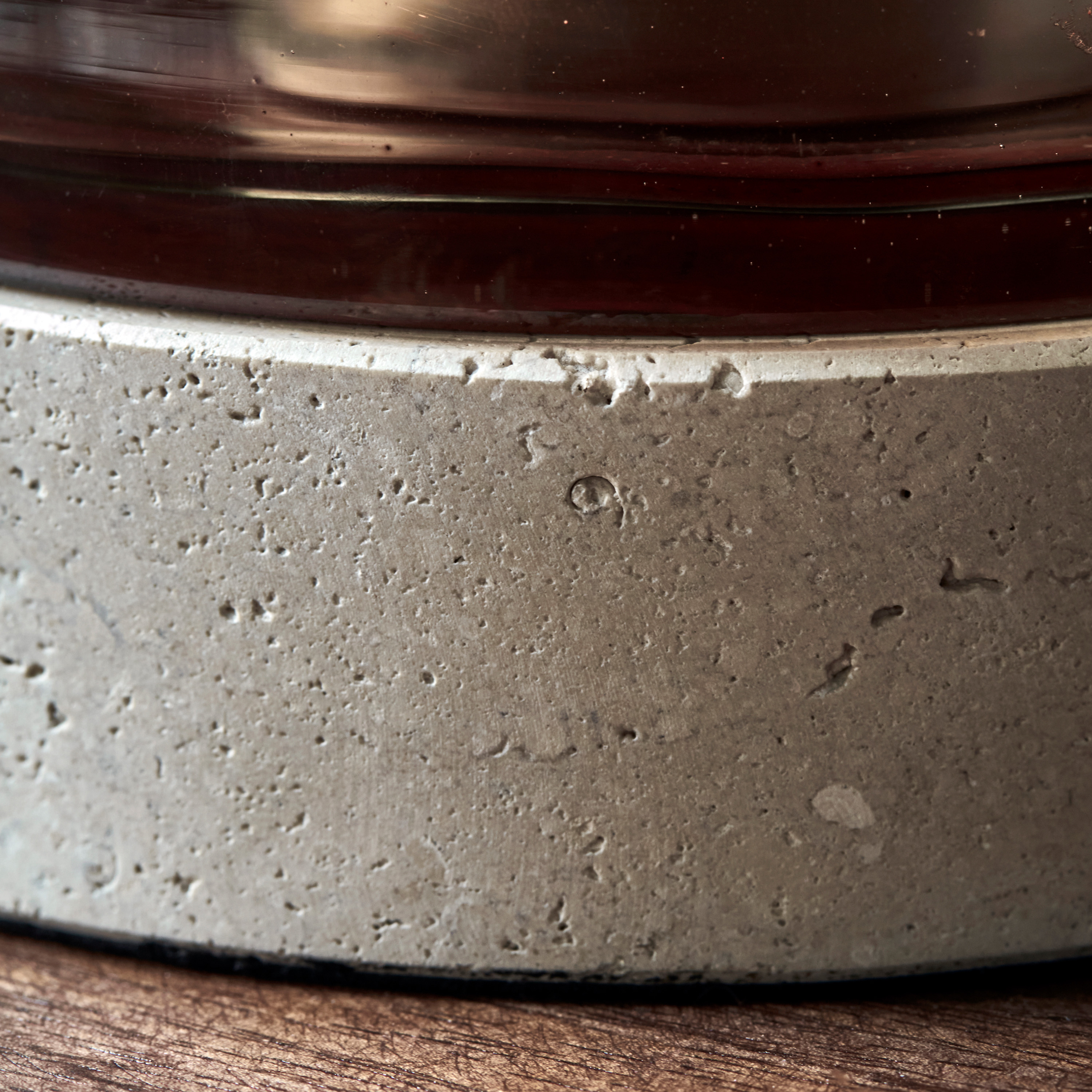 House Doctor Rivo Lysestake Travertin Brun 17cm