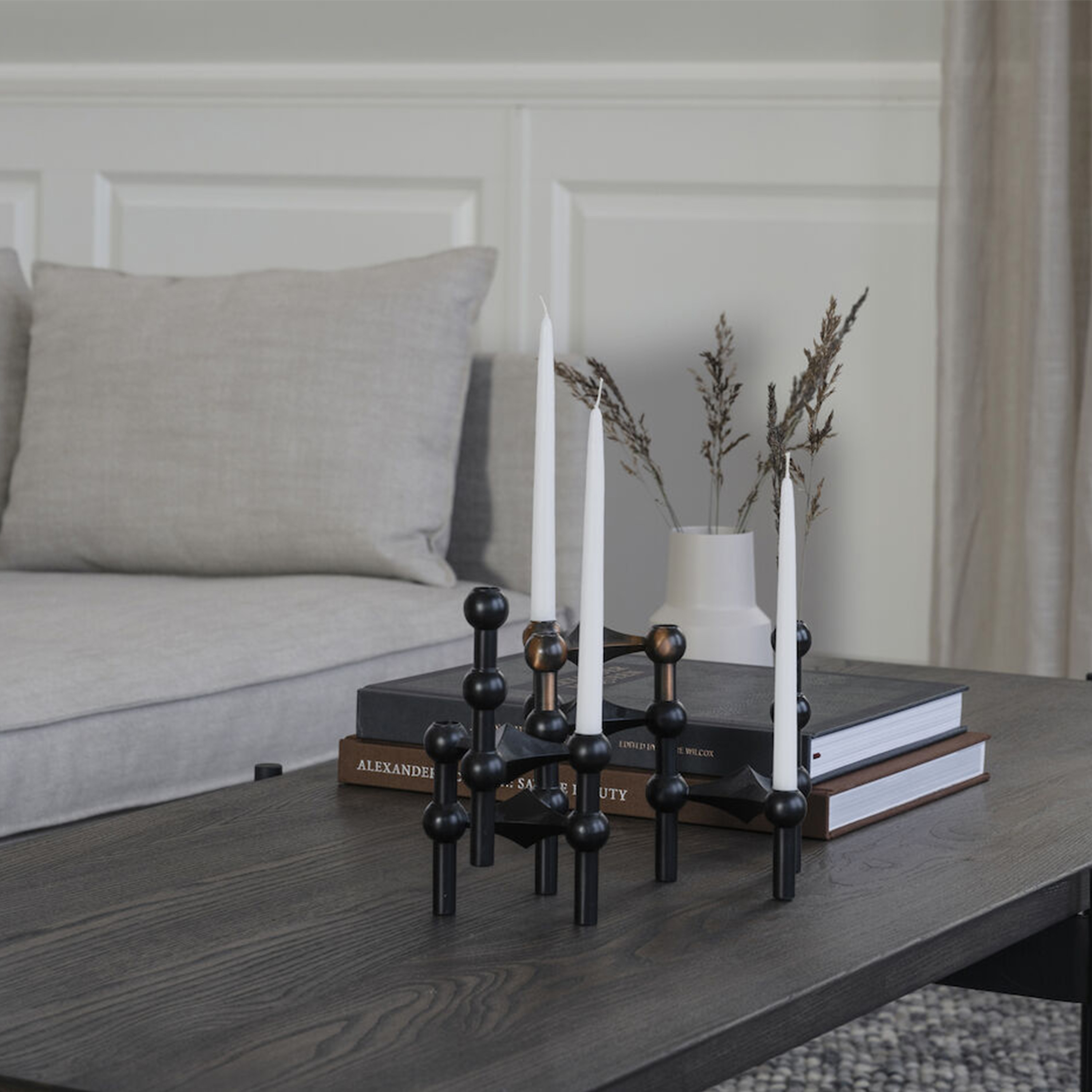 Rowico Home Shelton Couchtisch Braun/Schwarz 95x50cm