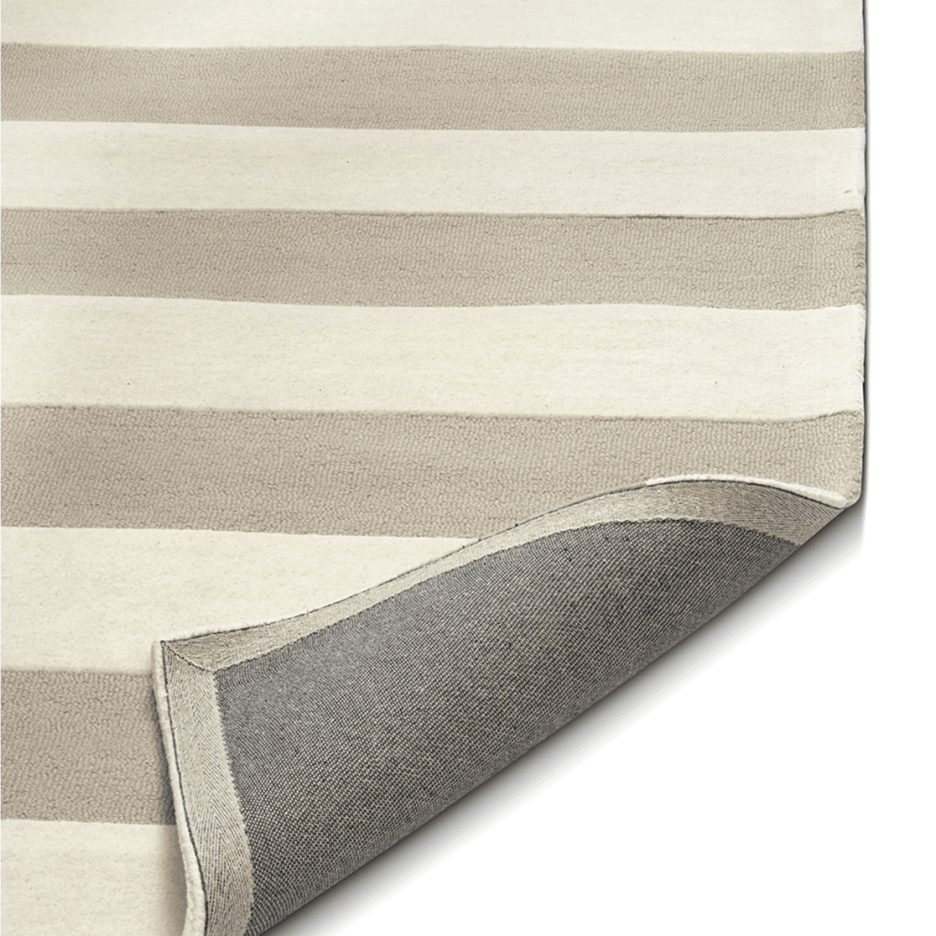 Classic Collection Matto Stripe Bouclé Valkoinen/Luonnonväri 200x300