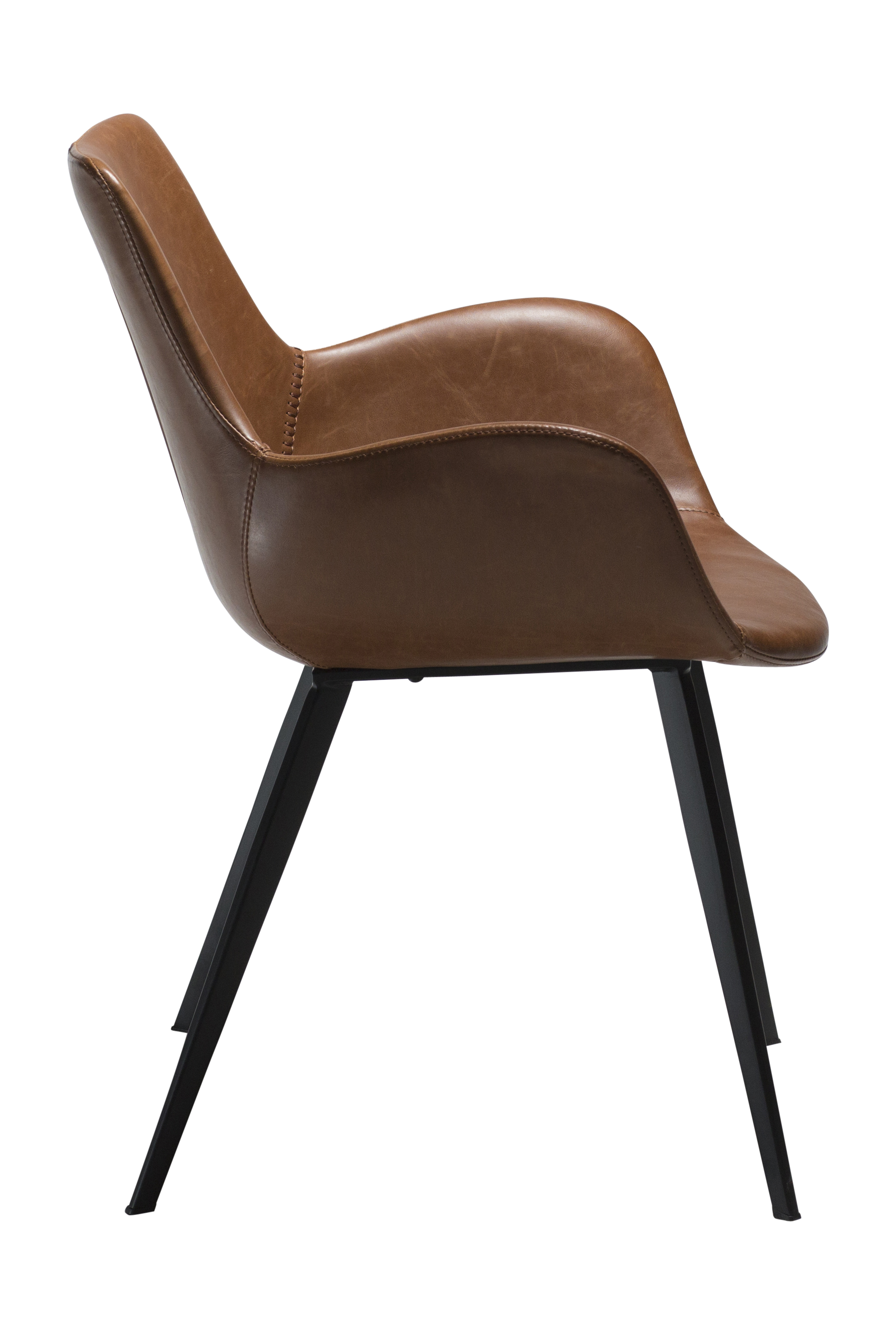 Dan Form Hype Karmstol Konstläder Ljusbrun/Svart