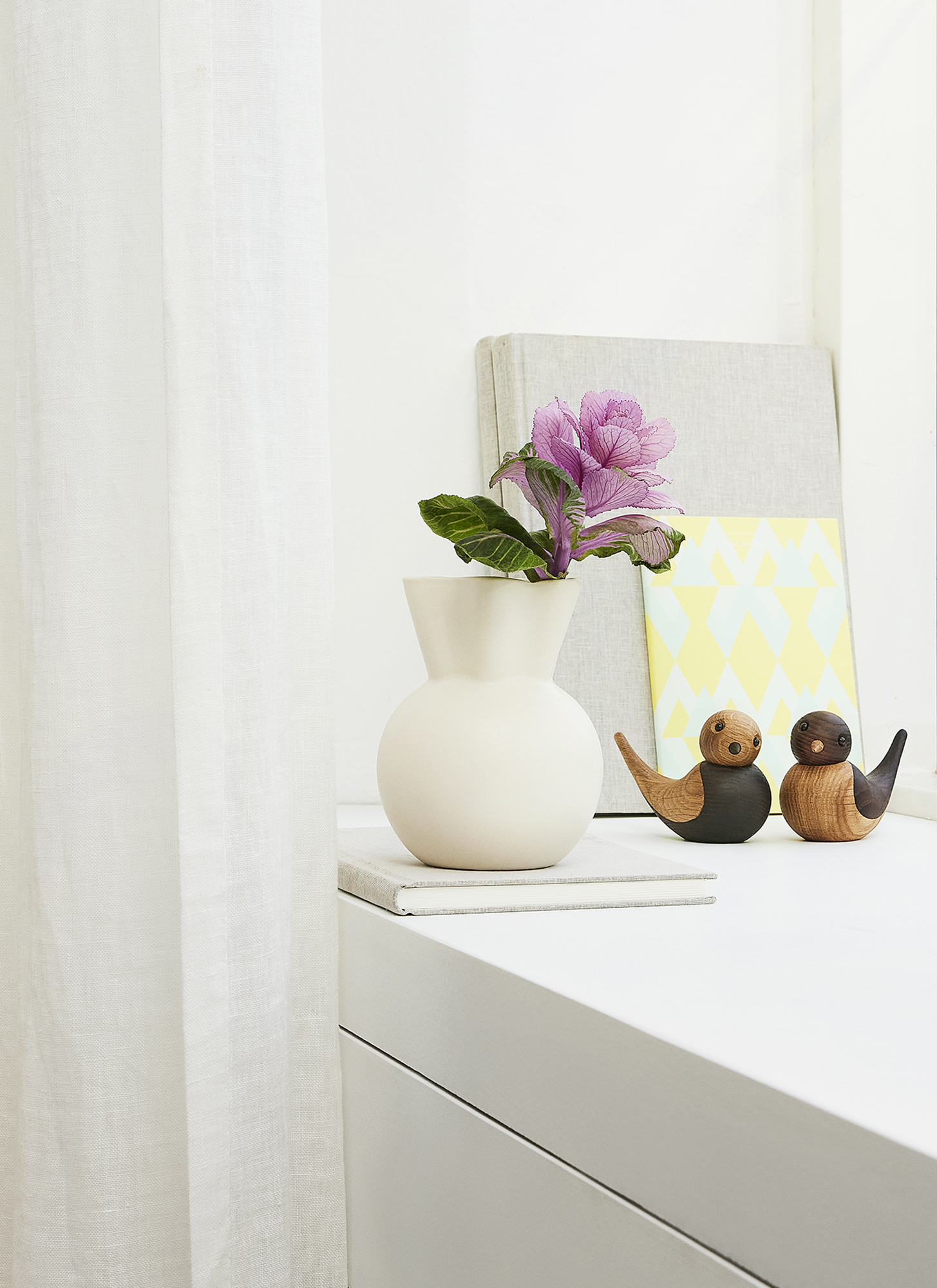 Spring Copenhagen Soulmates Swallows Dekorasjon 7cm 2-pak