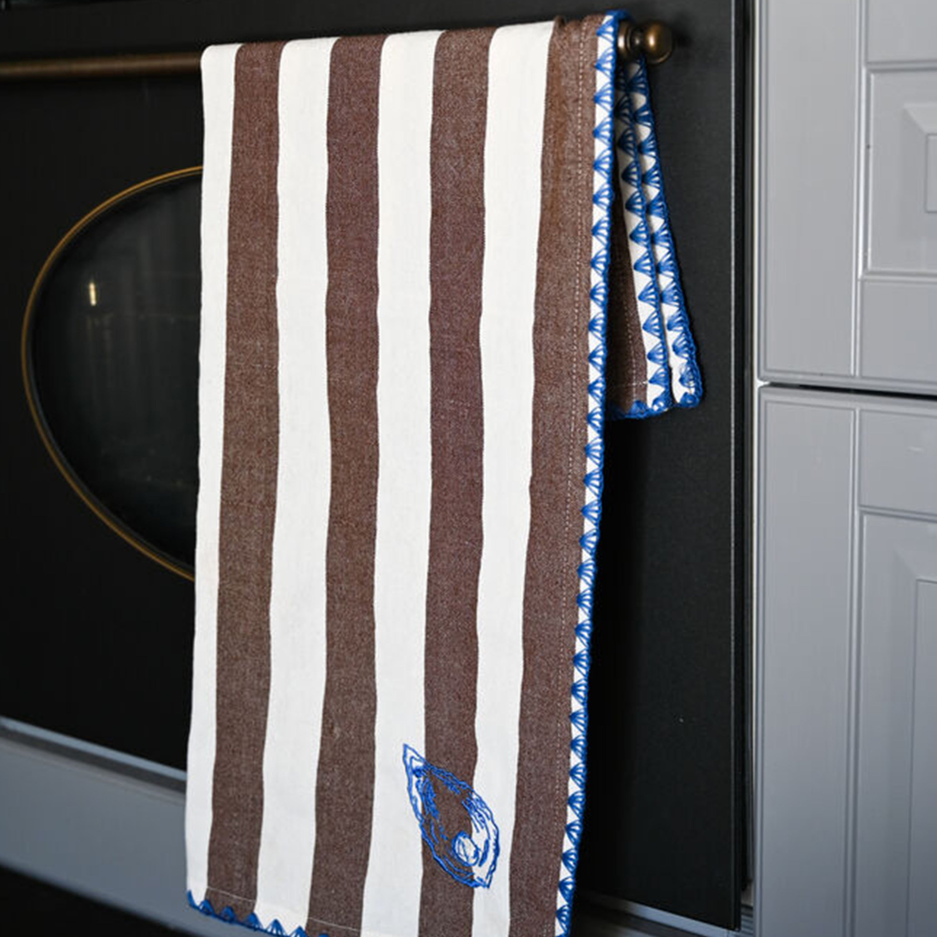 Byon Bubba Kökshandduk Oyster 50x70 2-pack