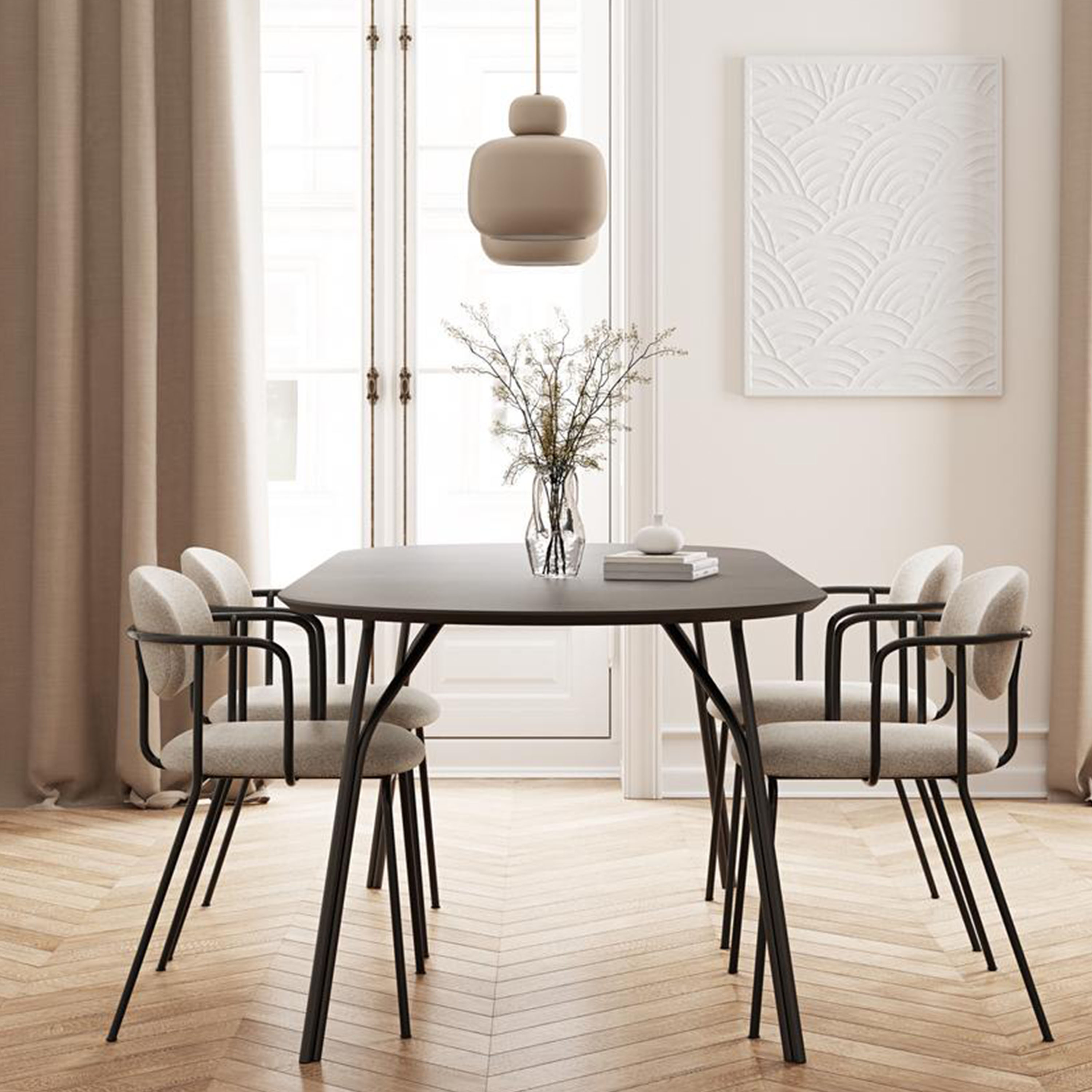 Woud Stone Riippuvalaisin Beige Large