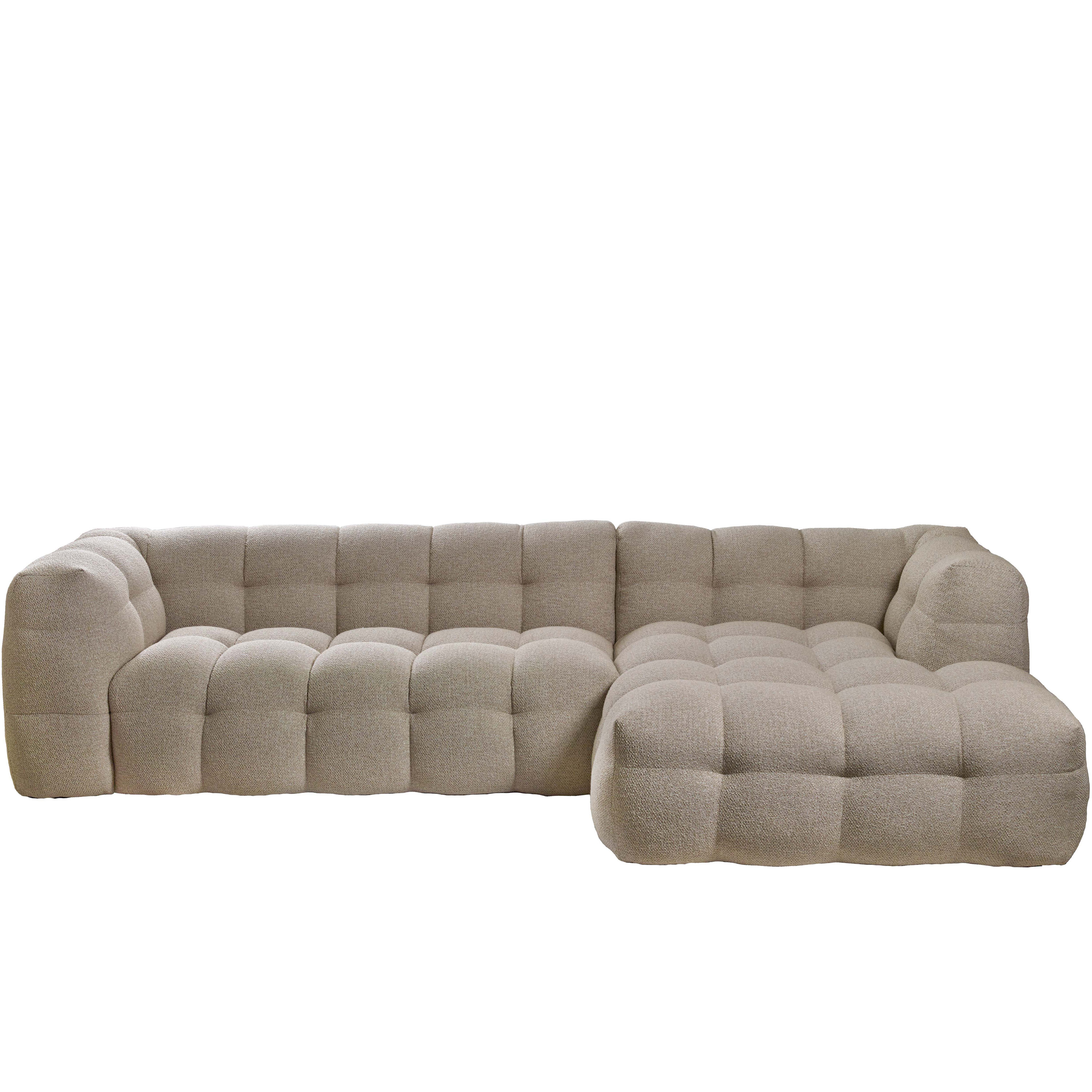 Sleepo Collection Billie Divaanisohva Vasen Beige Bouclé