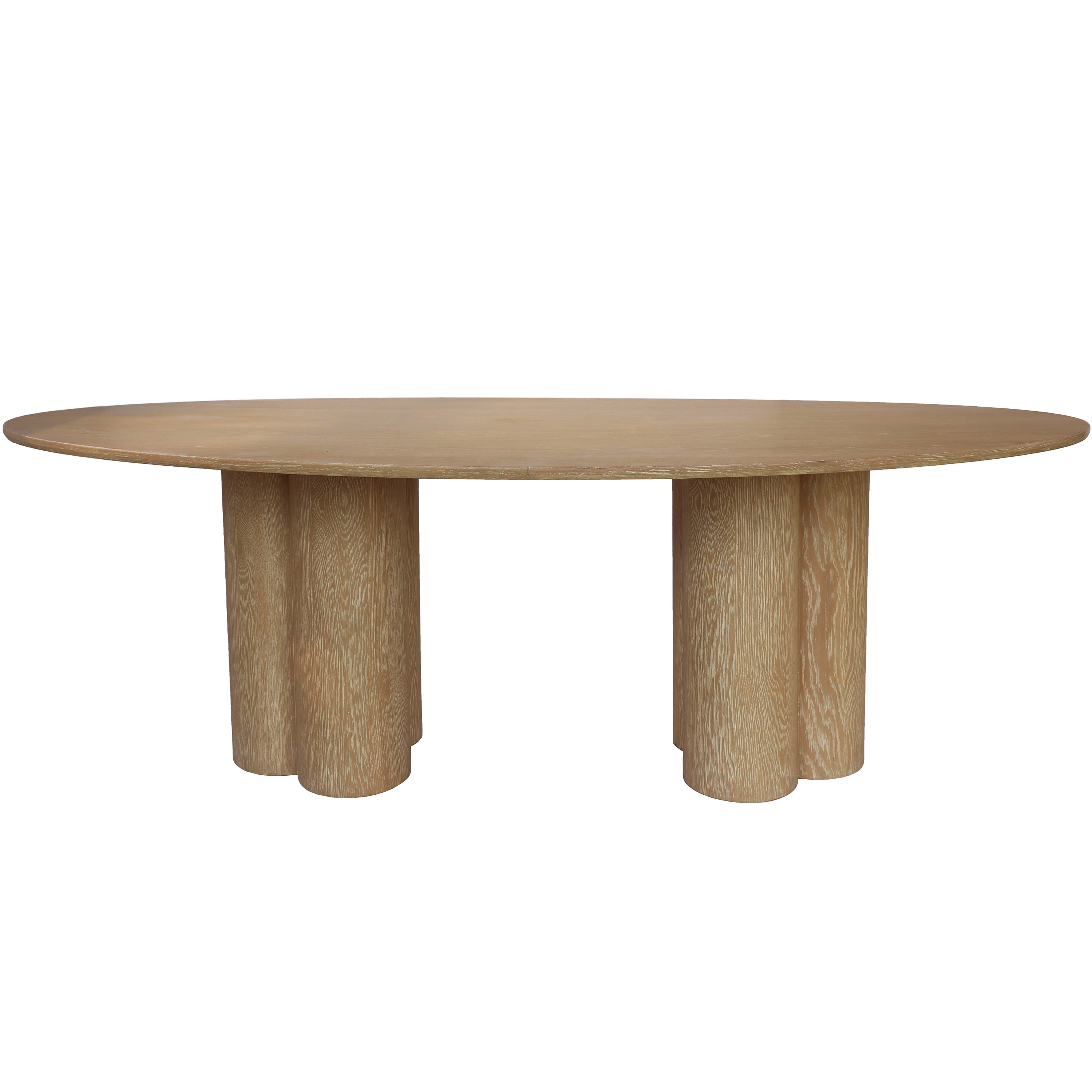 Sleepo Collection - Laura Spisebord Hvitpigmentert Eik 220cm - Holz