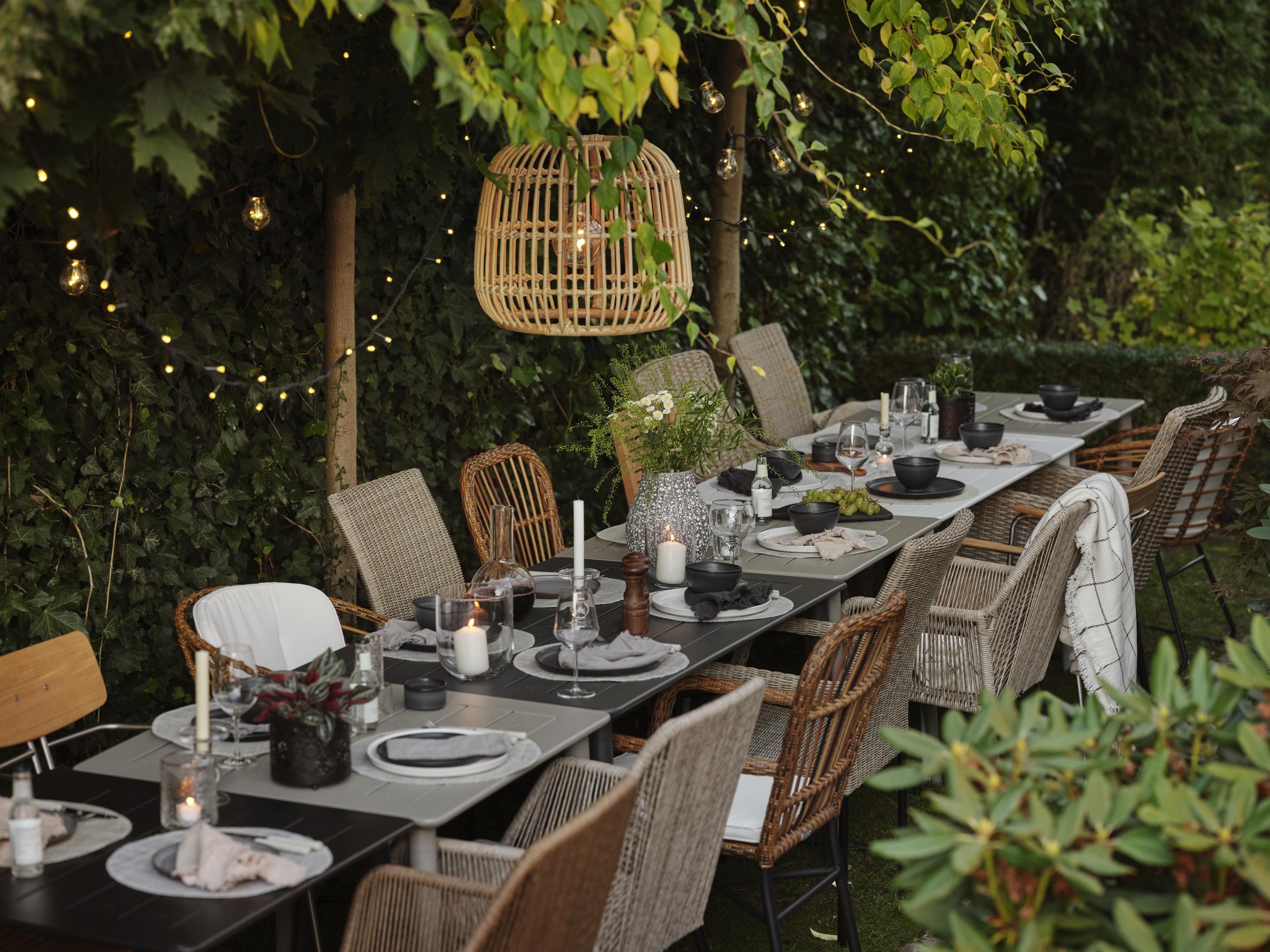 Brafab Nimes Matbord Antracit 78x78cm