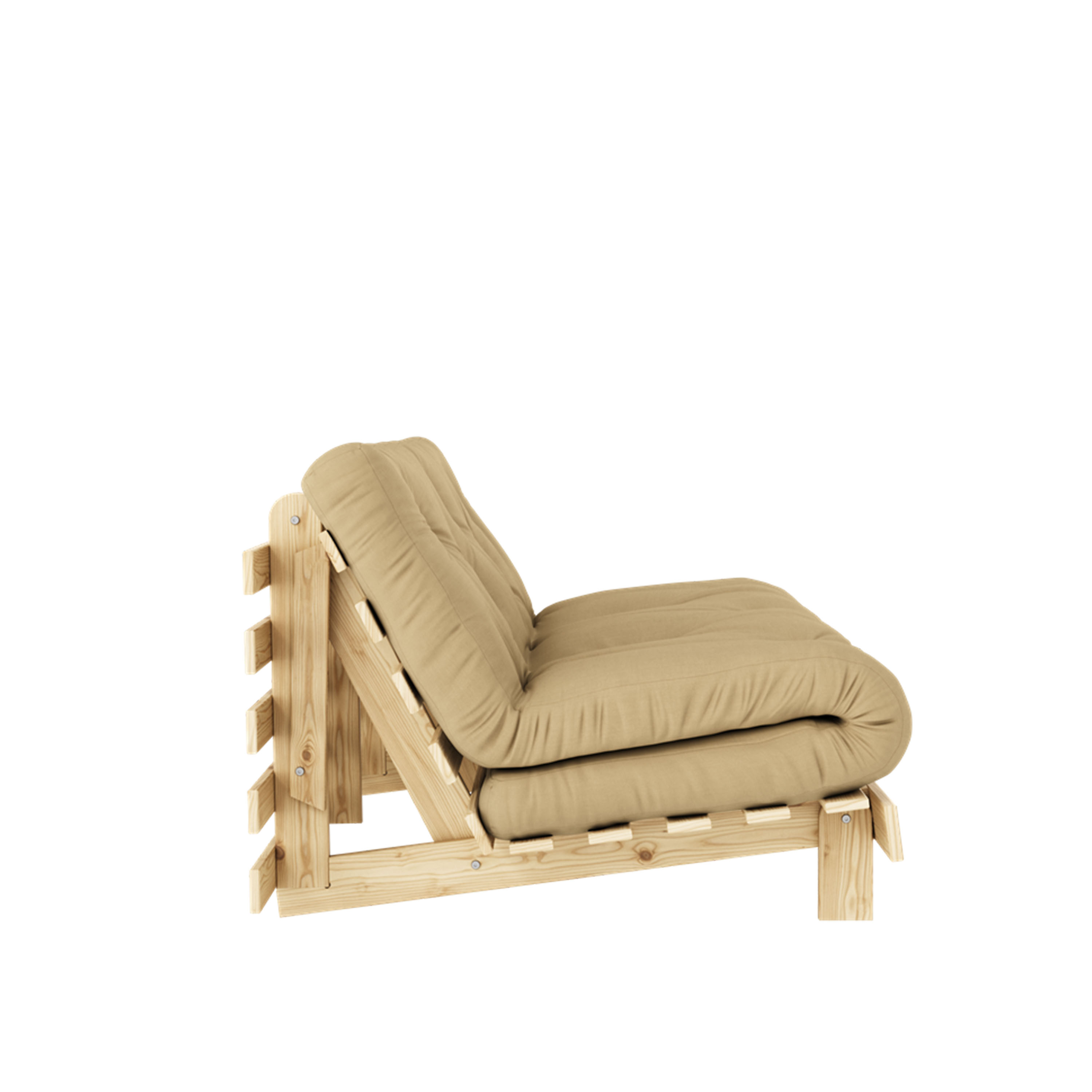 Karup Design Roots Schlafsofa Natur/Weizenbeige 160cm