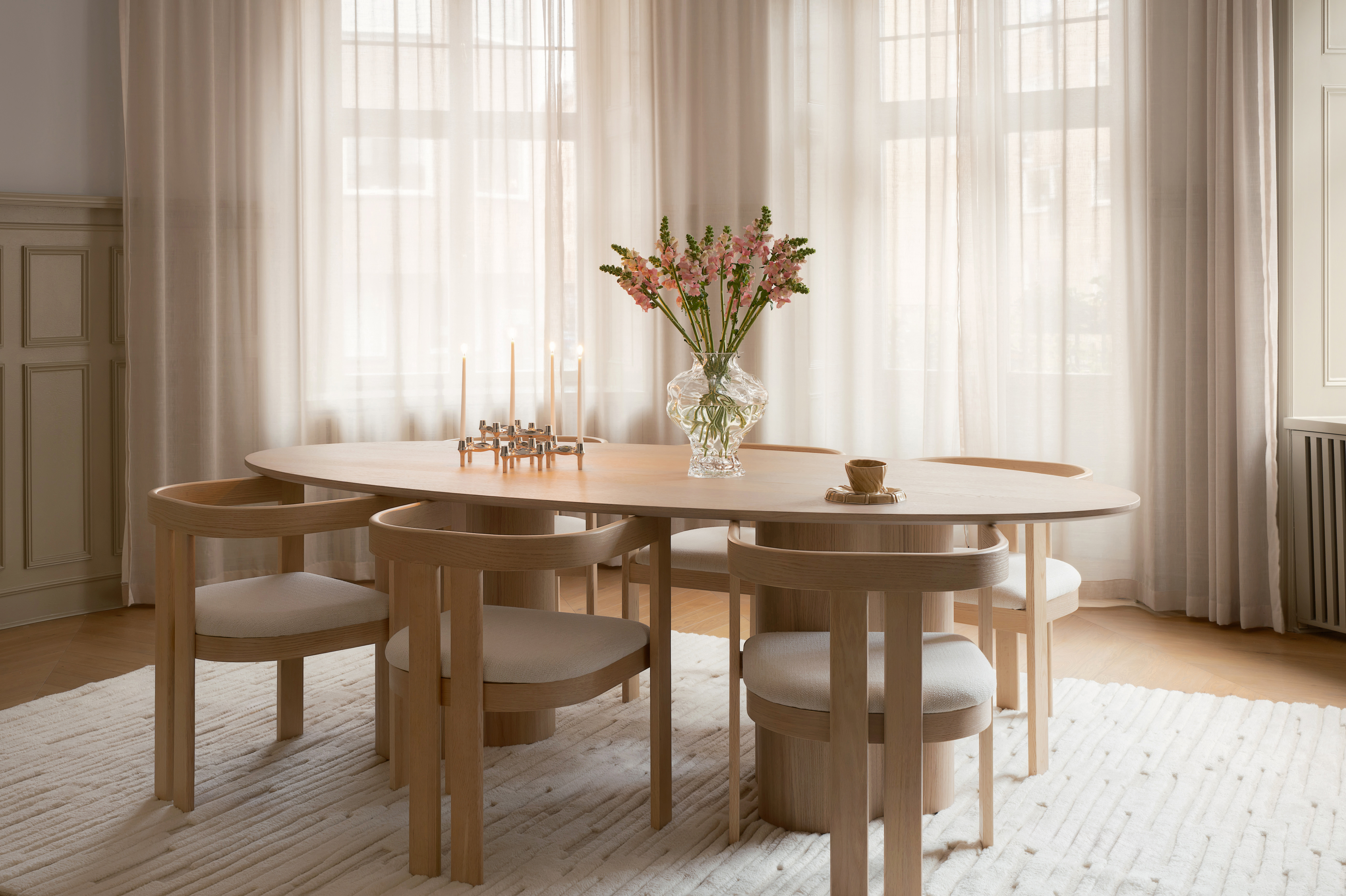 Sleepo Collection Laura Matbord Vitoljad Ek 240cm