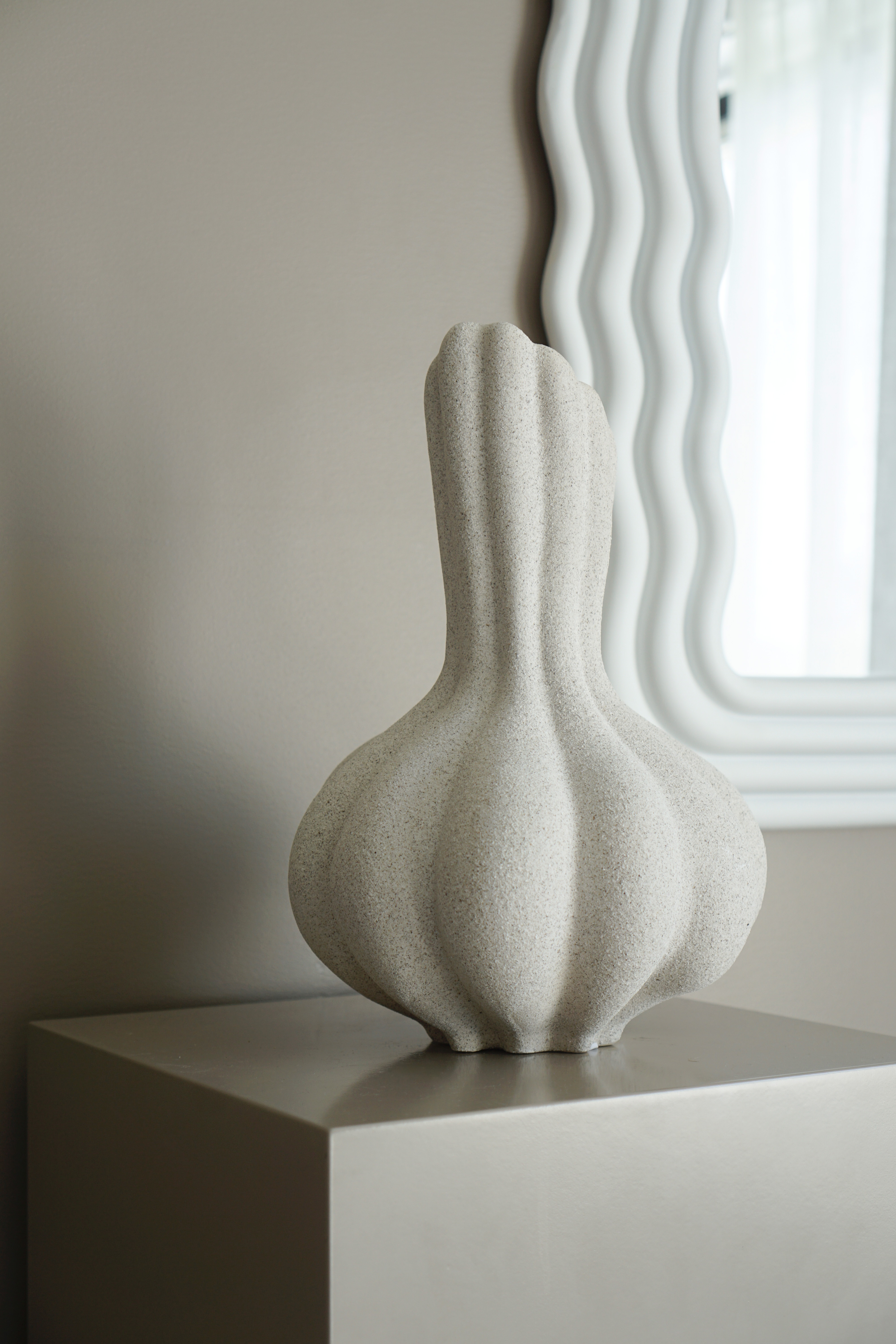 Sleepo Collection Dahlia Vas White Melange 30cm