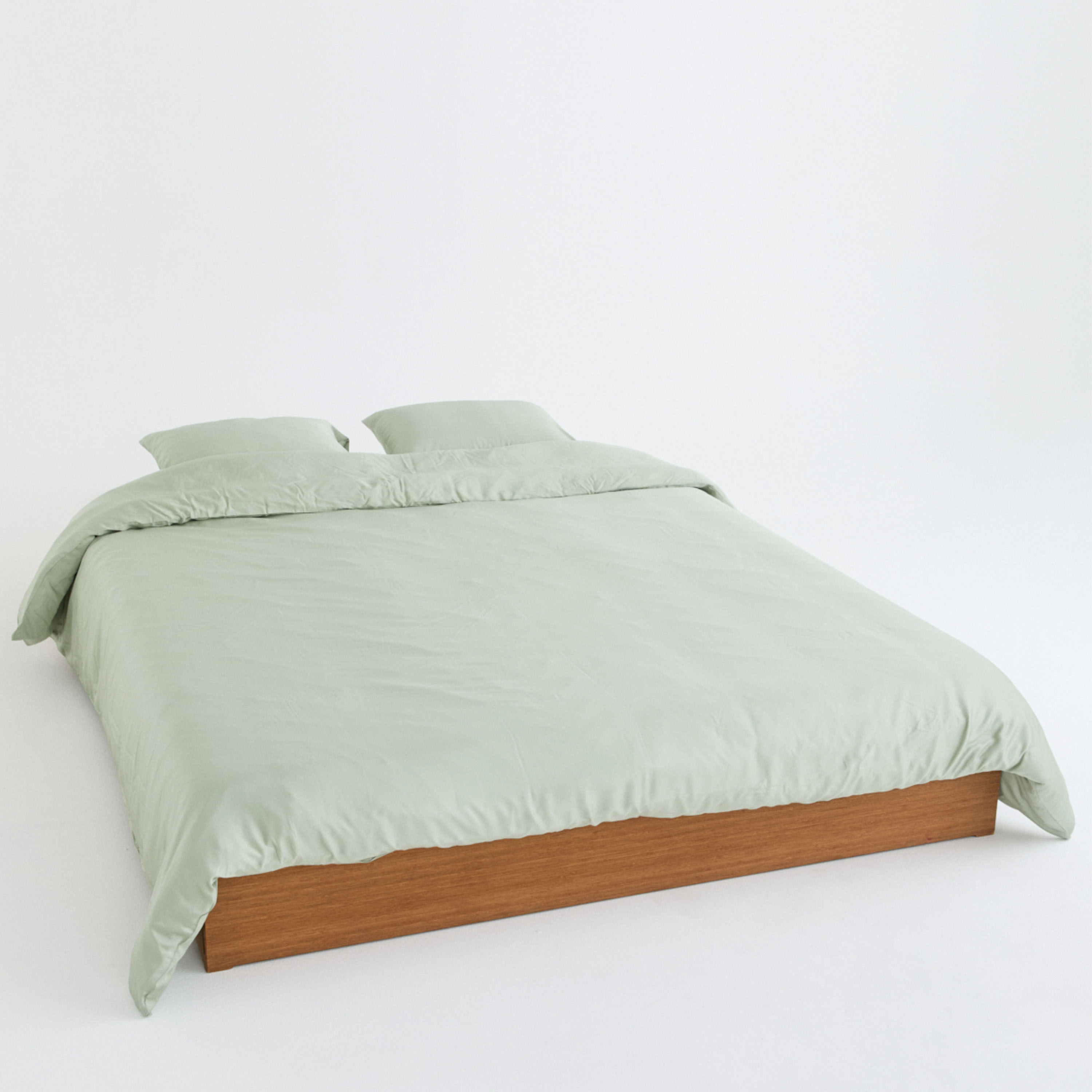Bamboo Pillowcase Fog Green 50x60 2-Pack