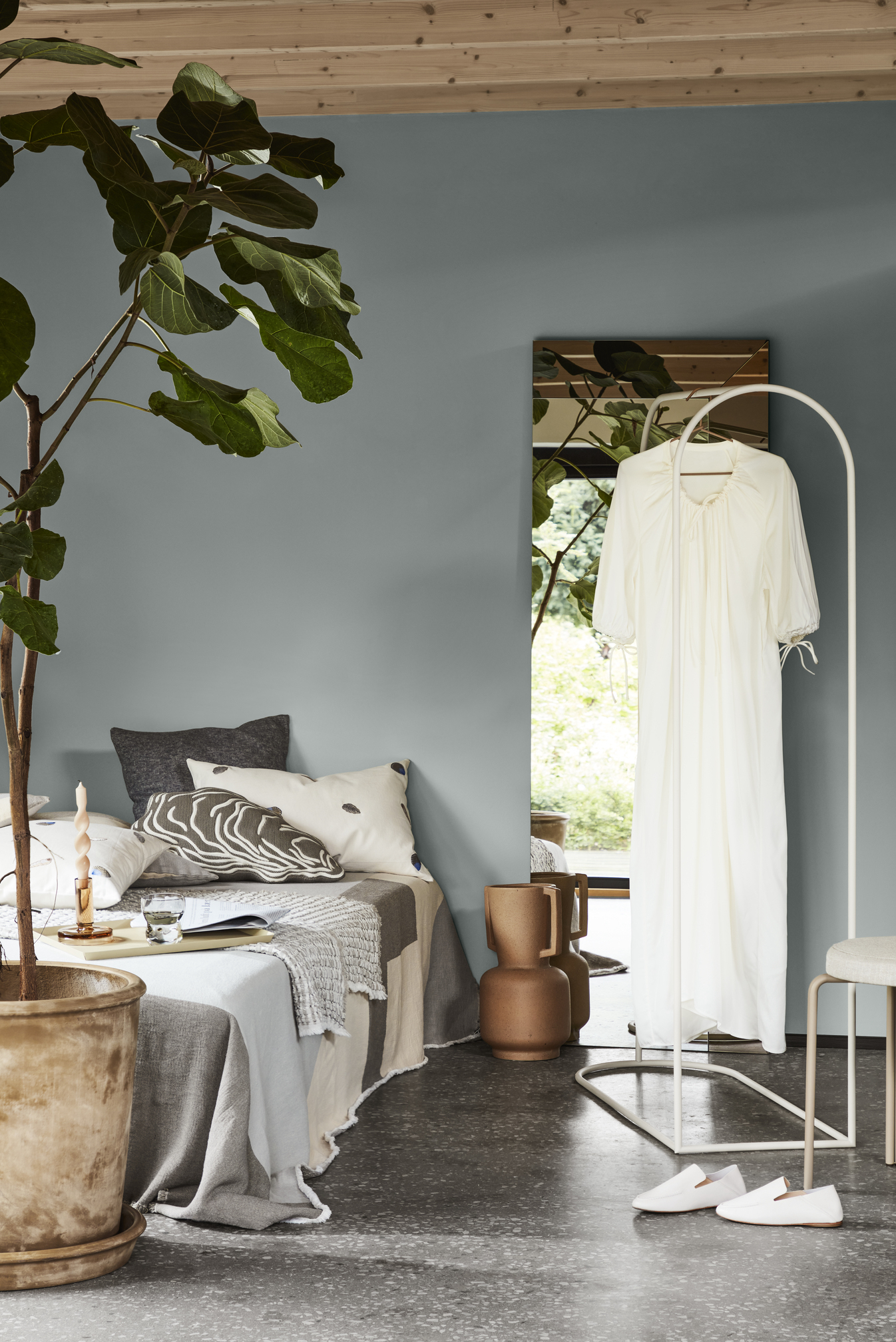 Broste Copenhagen Rolf Pot Antique Beige Ø50