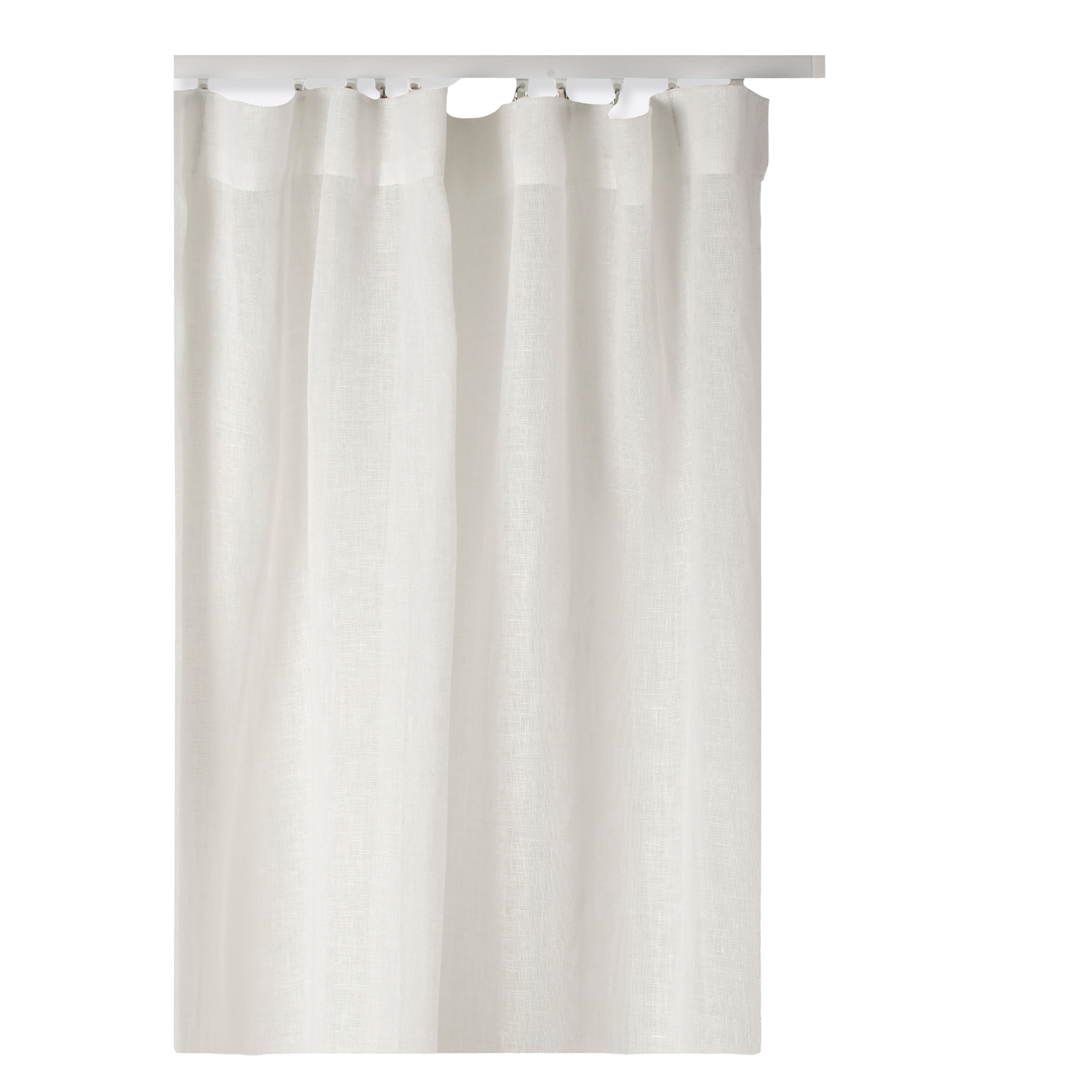 Sirocco Gardinlängd Linne White 135x250