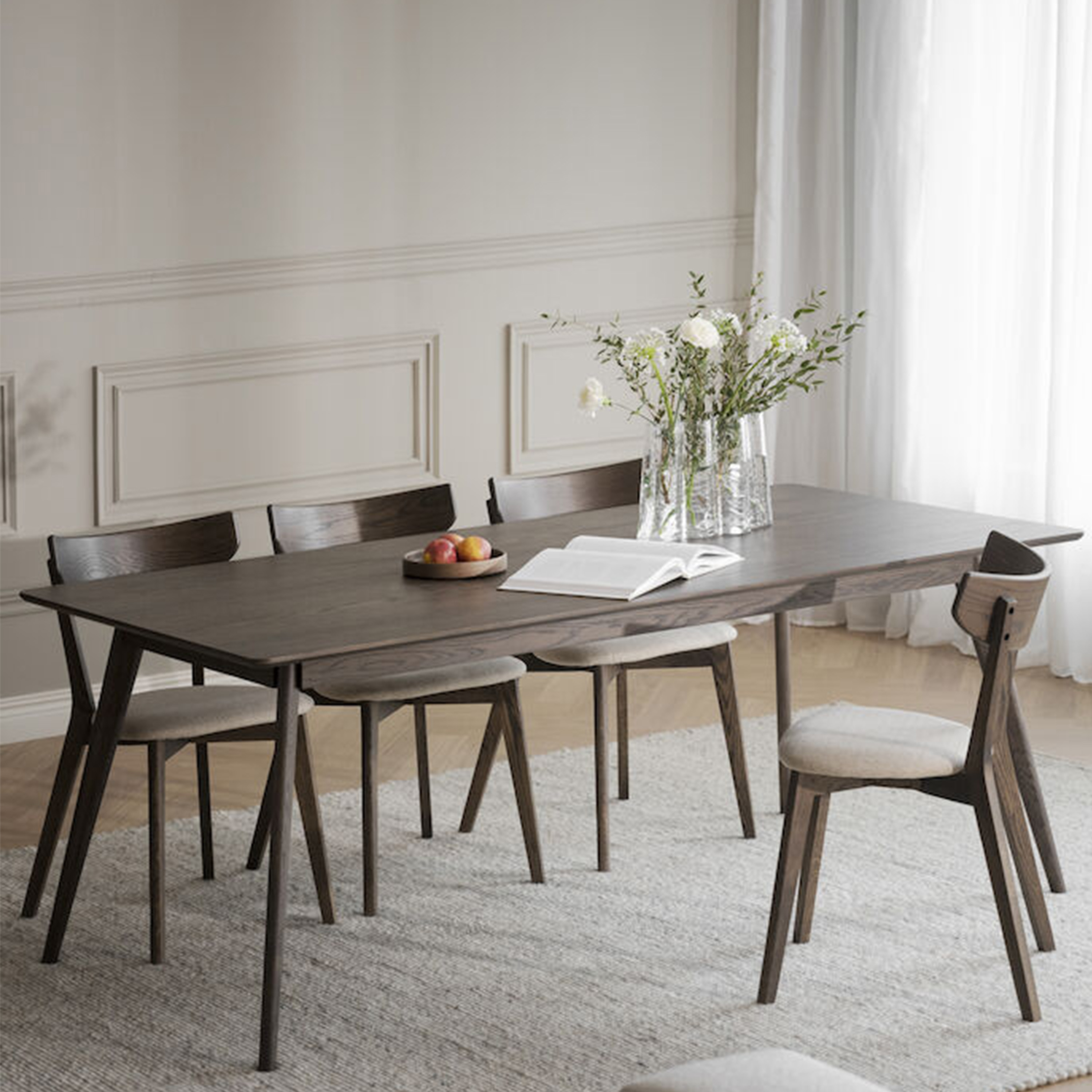 Rowico Home Yumi Esstisch Braun 190cm