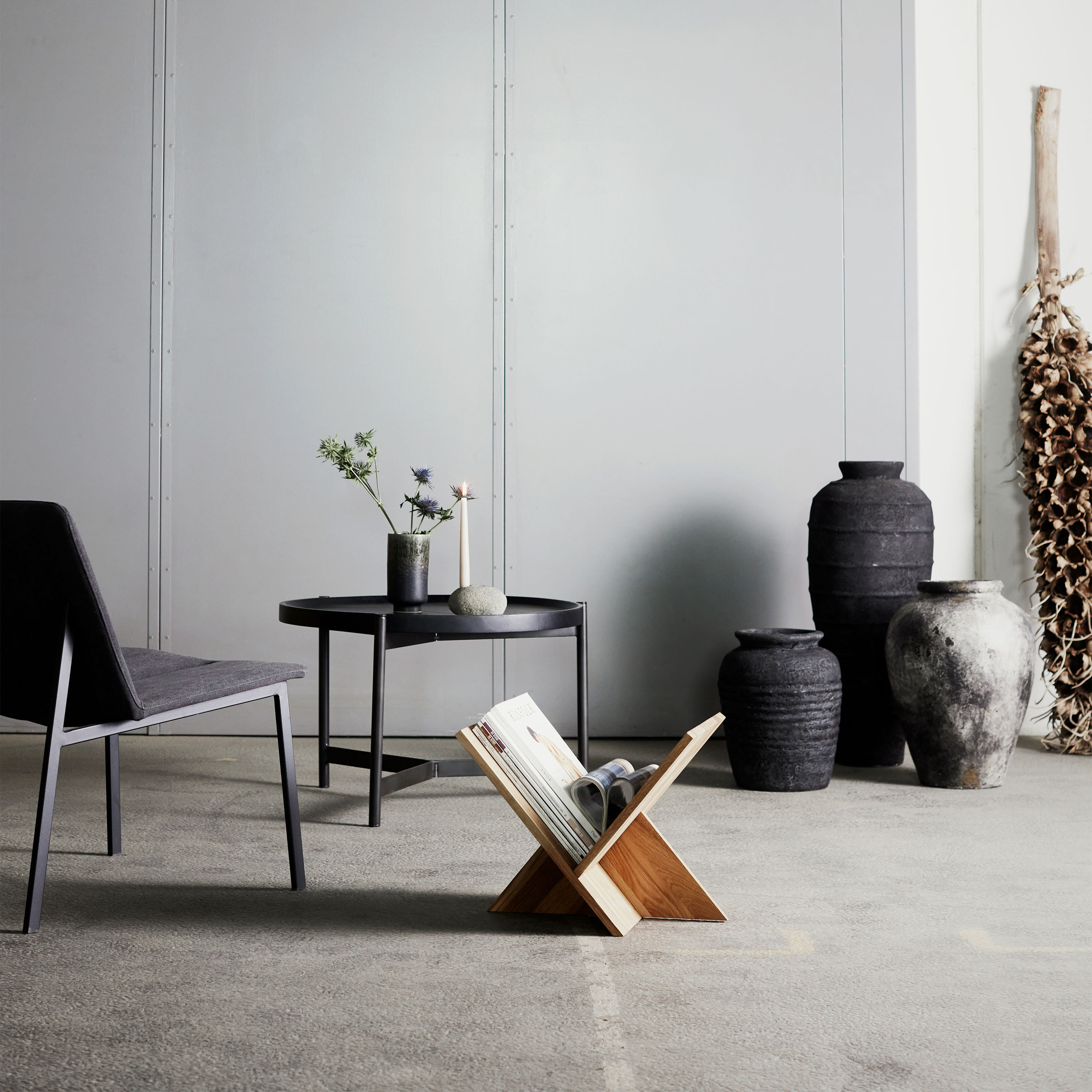 Muubs Ottawa Zeitungsständer Nature Oak 41x34