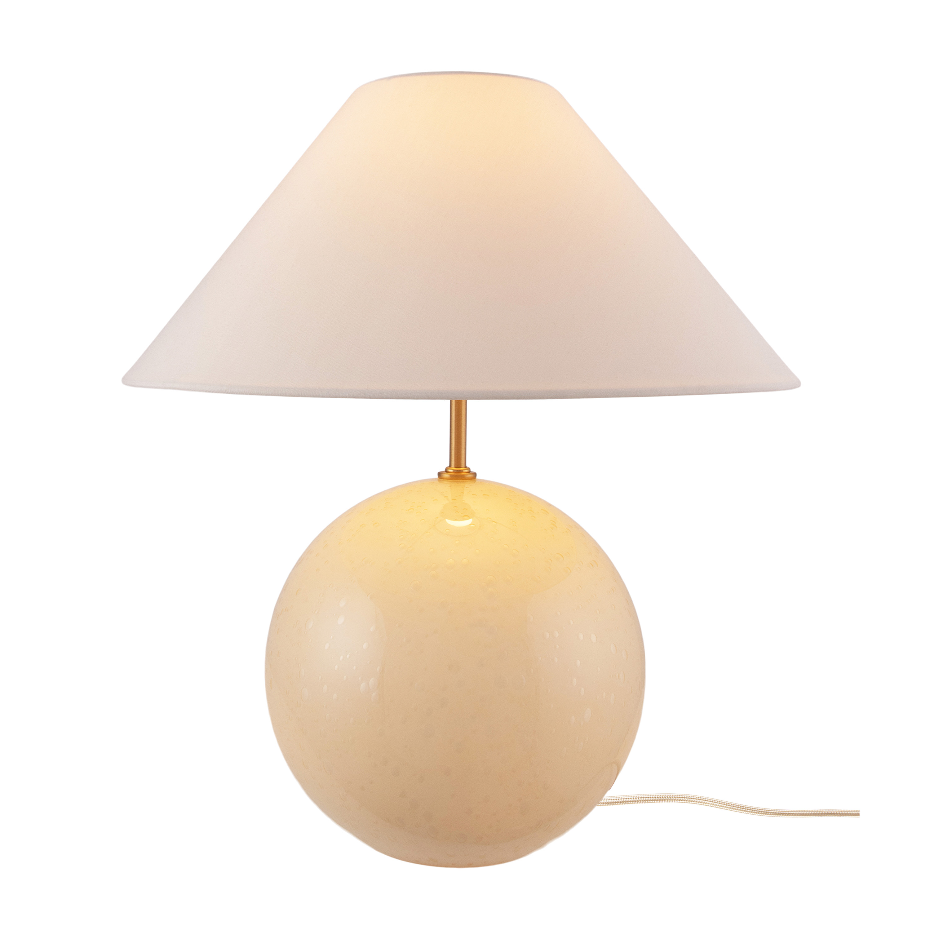 Globen Lighting Iris Pöytävalaisin Kermanvalkoinen 45cm