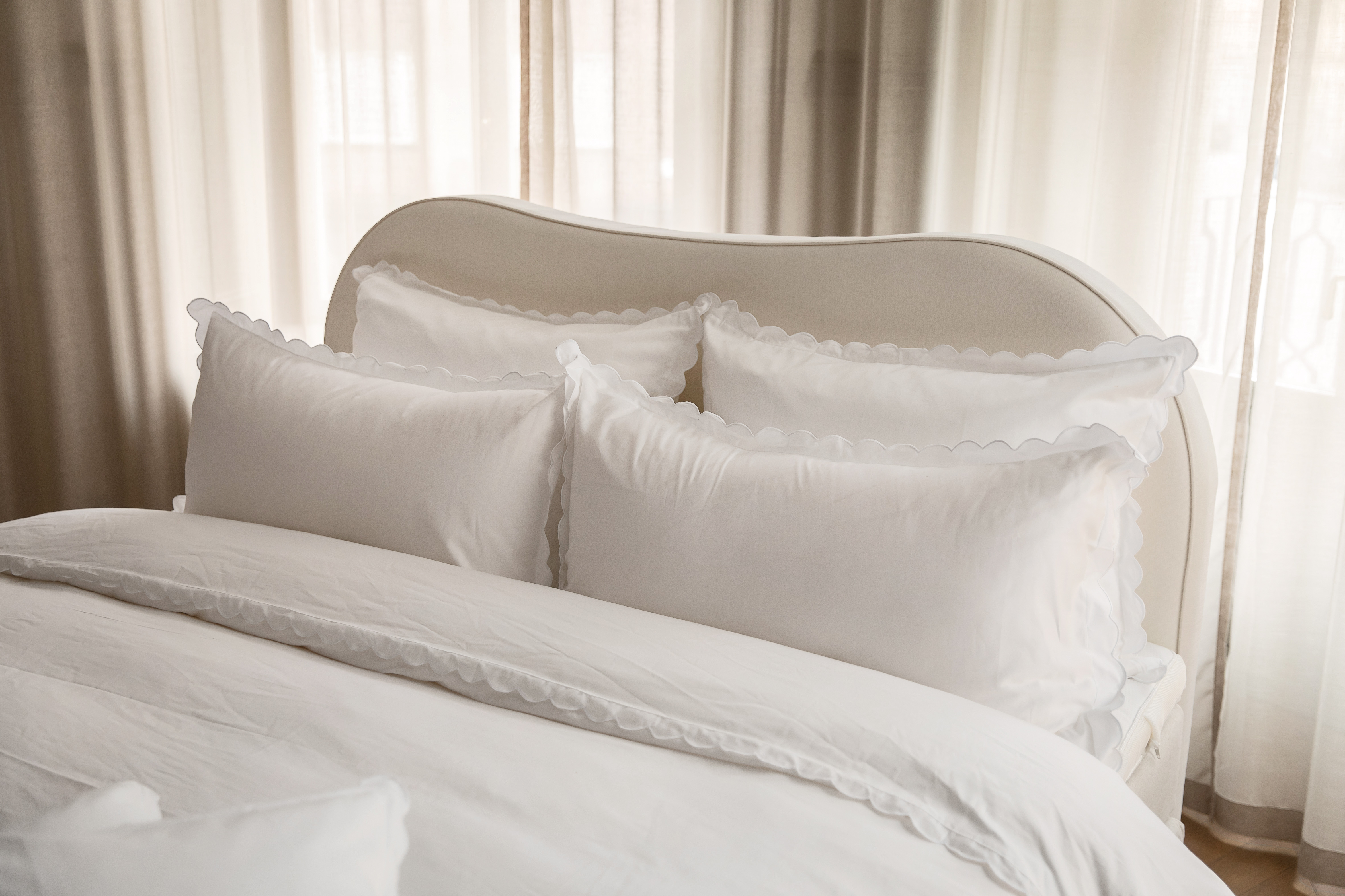 Mille Notti Isola Örngott Satin Vit 50x90