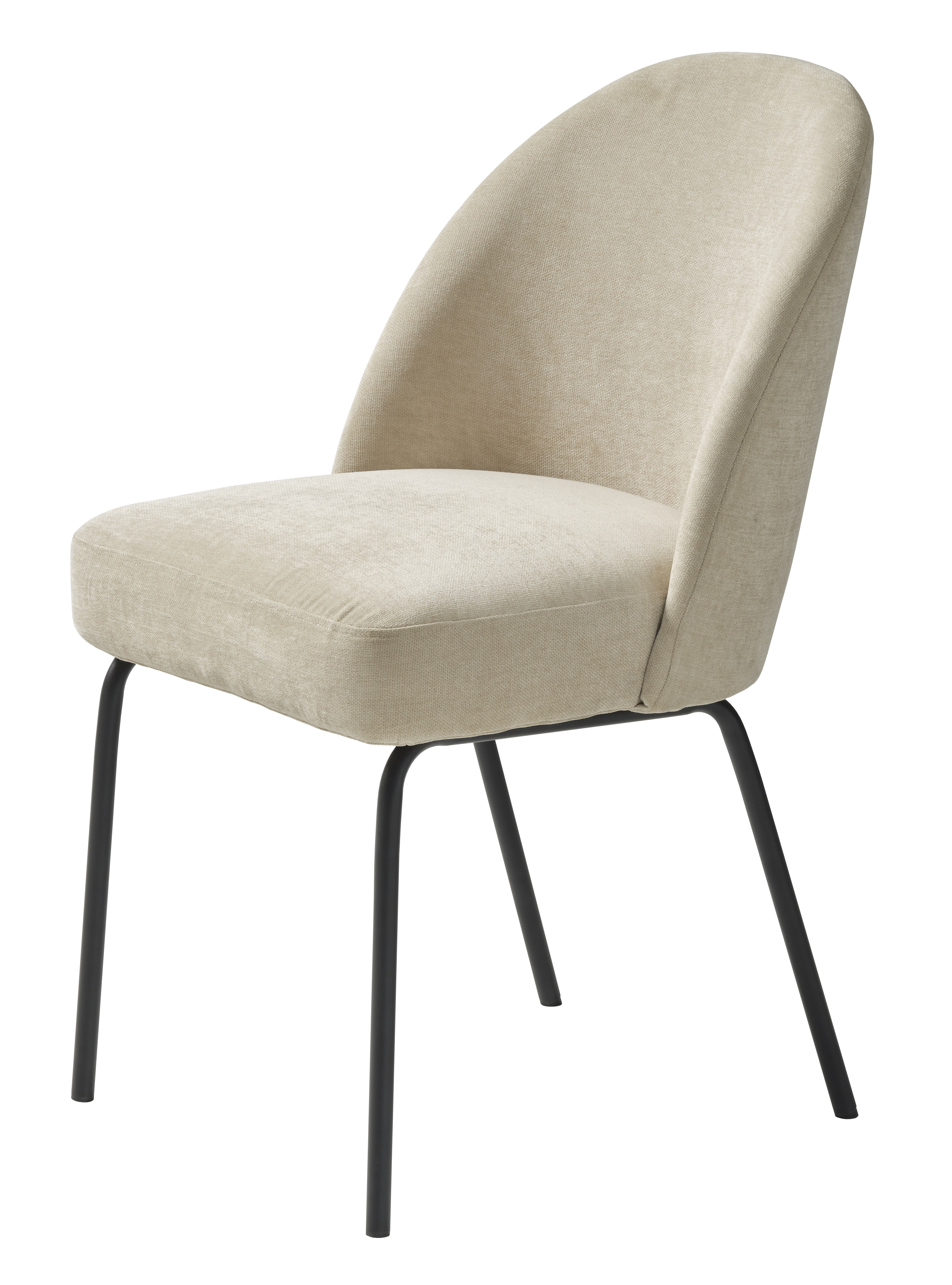 Nordic Home - Hannah Esszimmerstuhl Chenille Sand - Beige - Esszimmerstühle (2er-Pack)