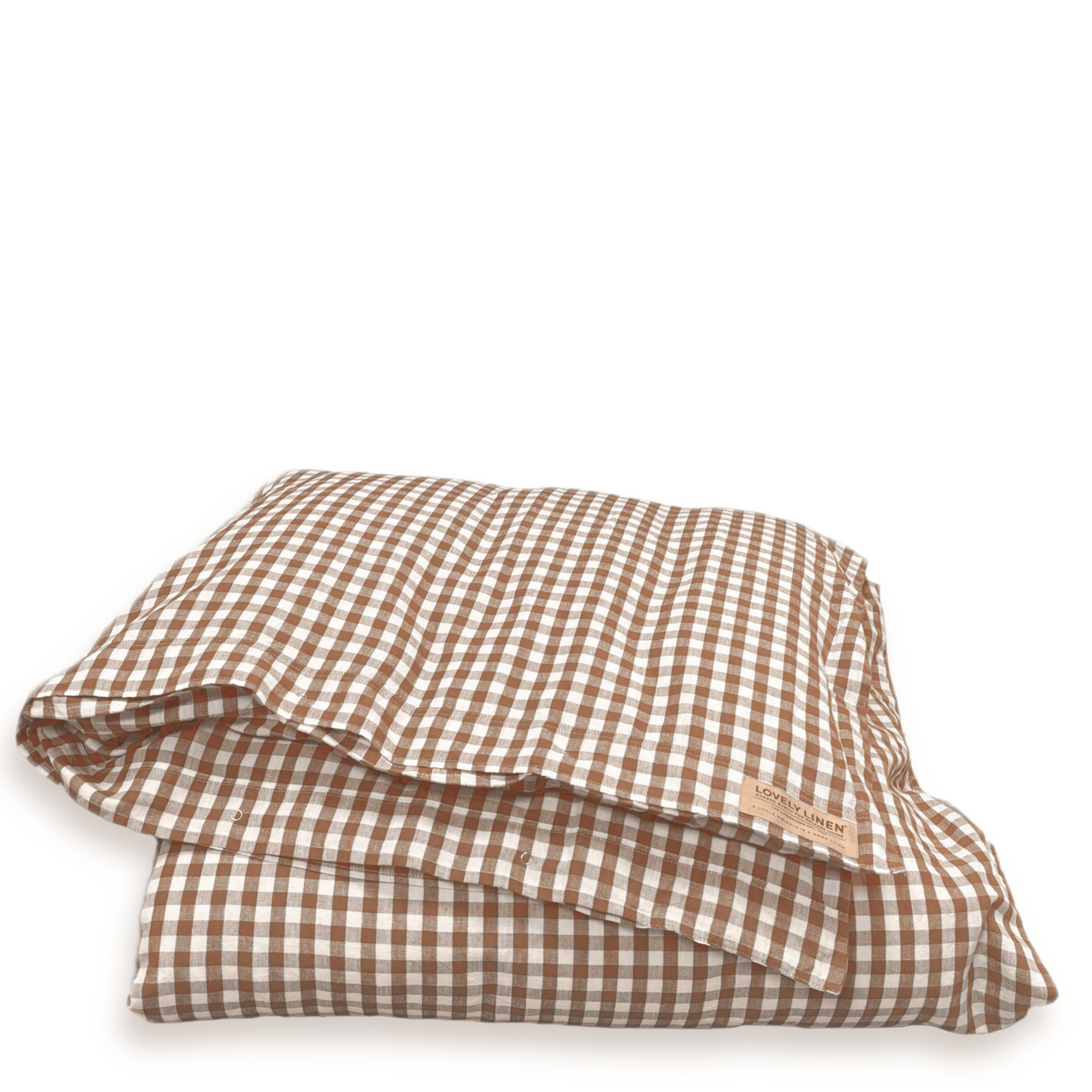 Misty Påslakan Linne Square Almond Enkel