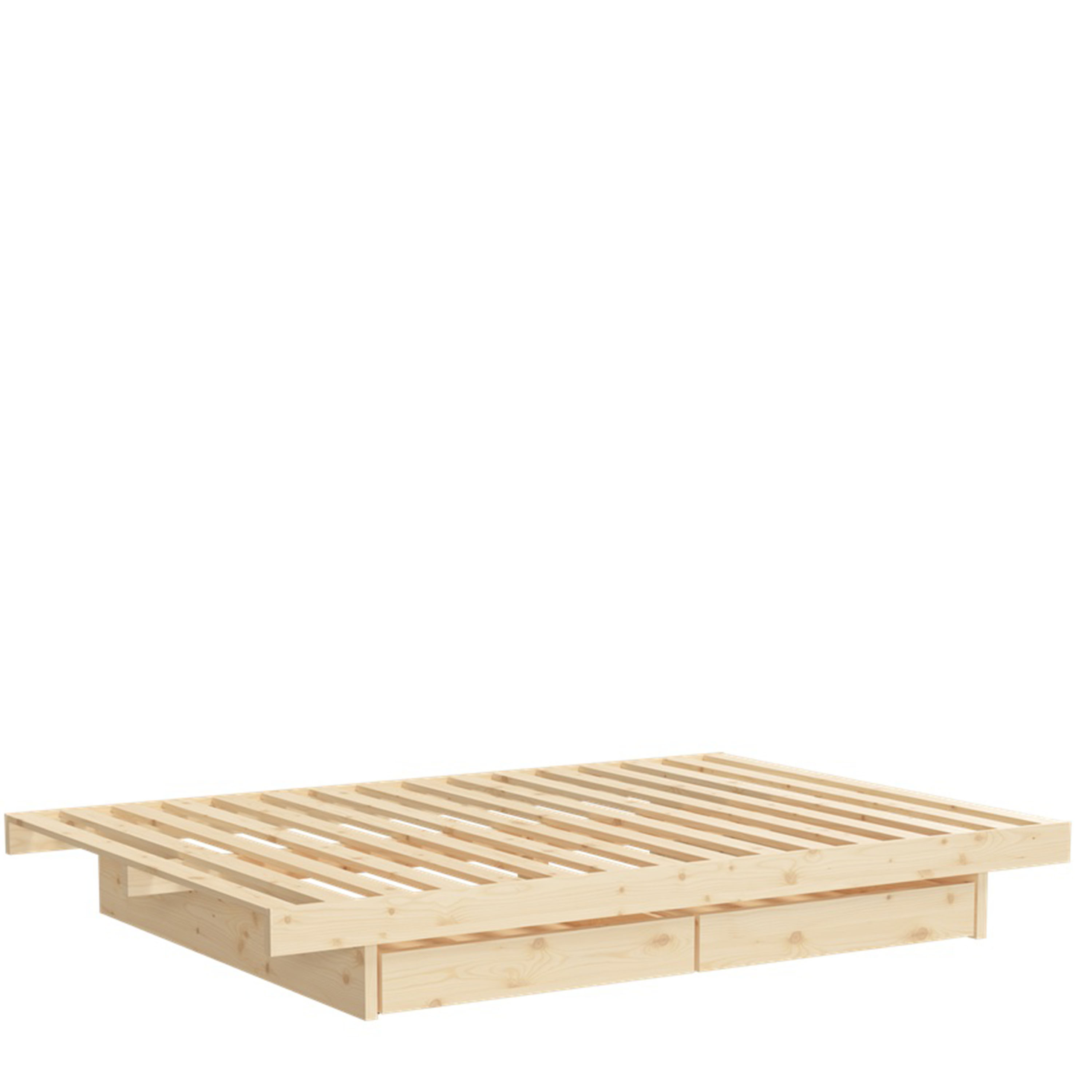 Kanso Sänkyrunko Sisältäen 2 Laatikkoa 180cm
