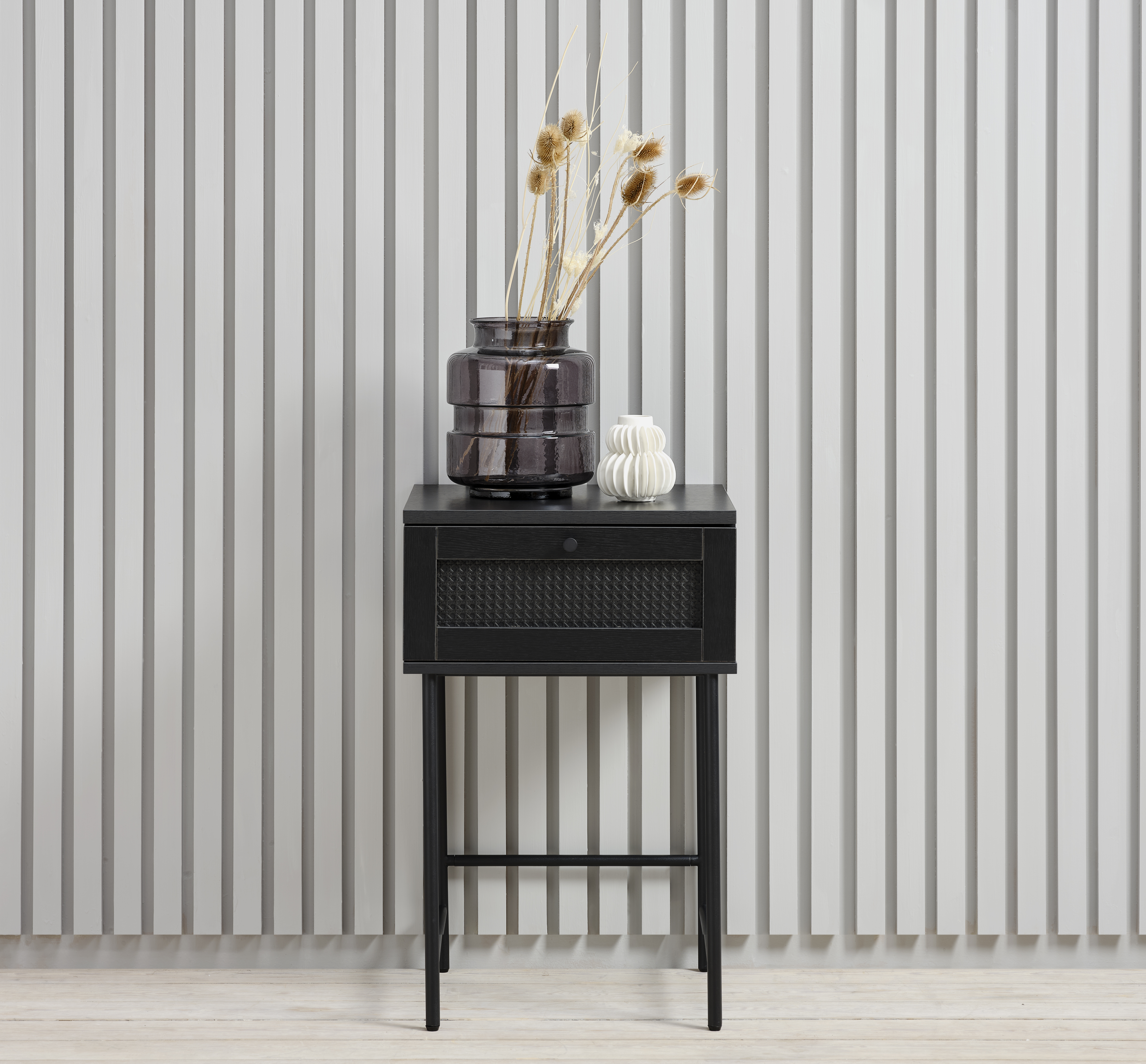 Nordic Home Elin Sängbord Black 70cm