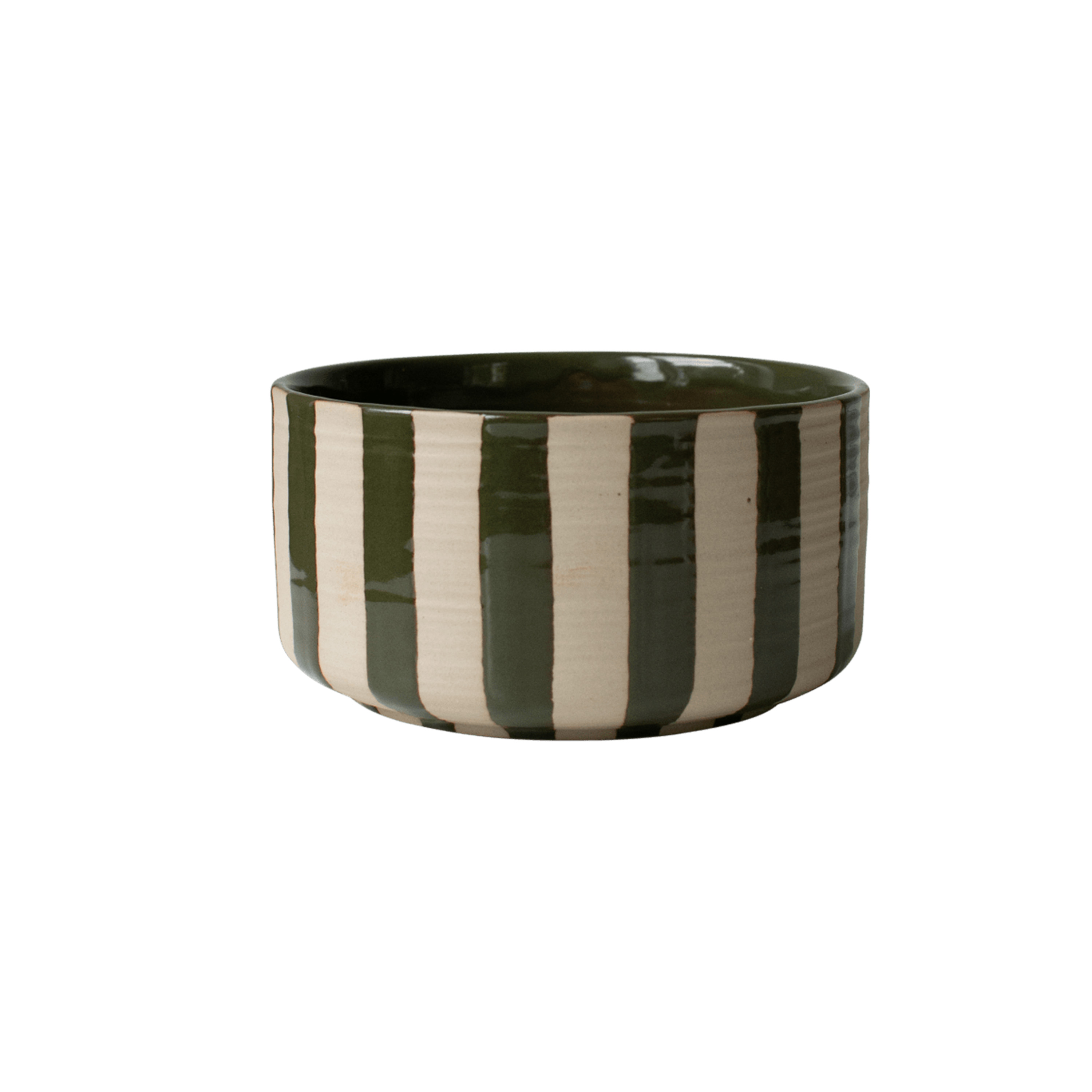 Line Pot Stripe Green Ø14
