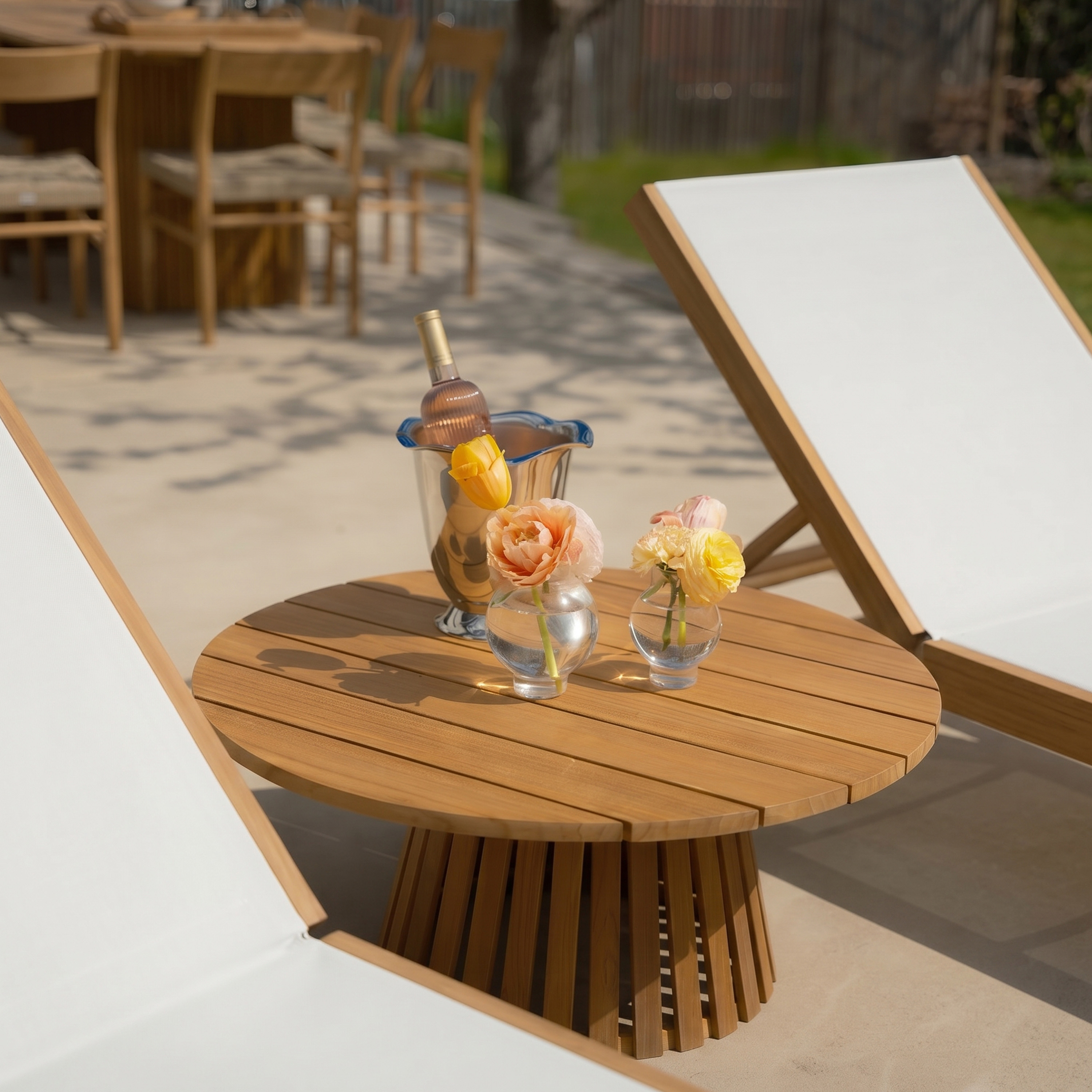 Sleepo Collection Soleil Outdoor Soffbord Teak 80cm