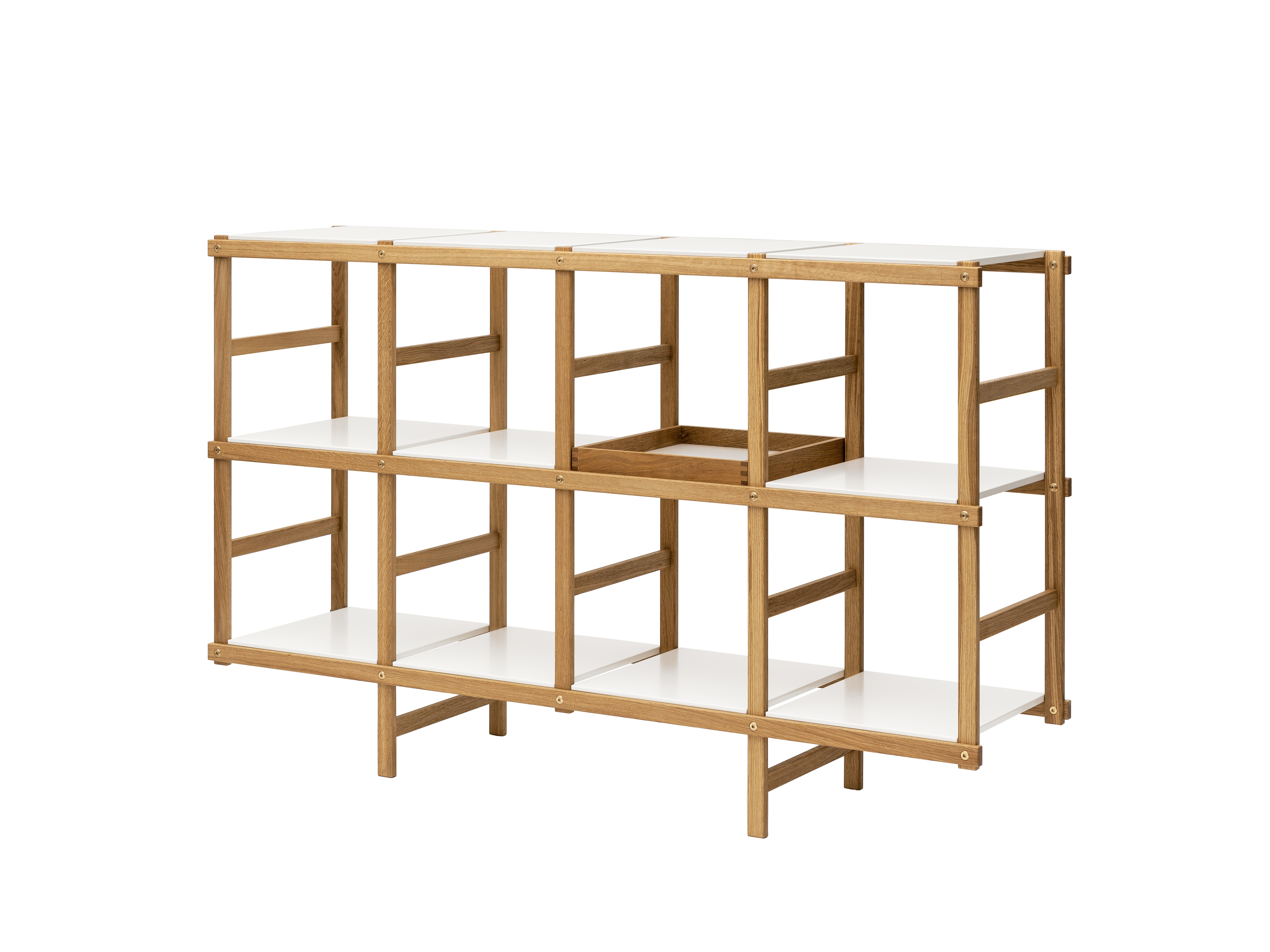 Design House Stockholm - Frame Hylla Medium Oak/White - Trä