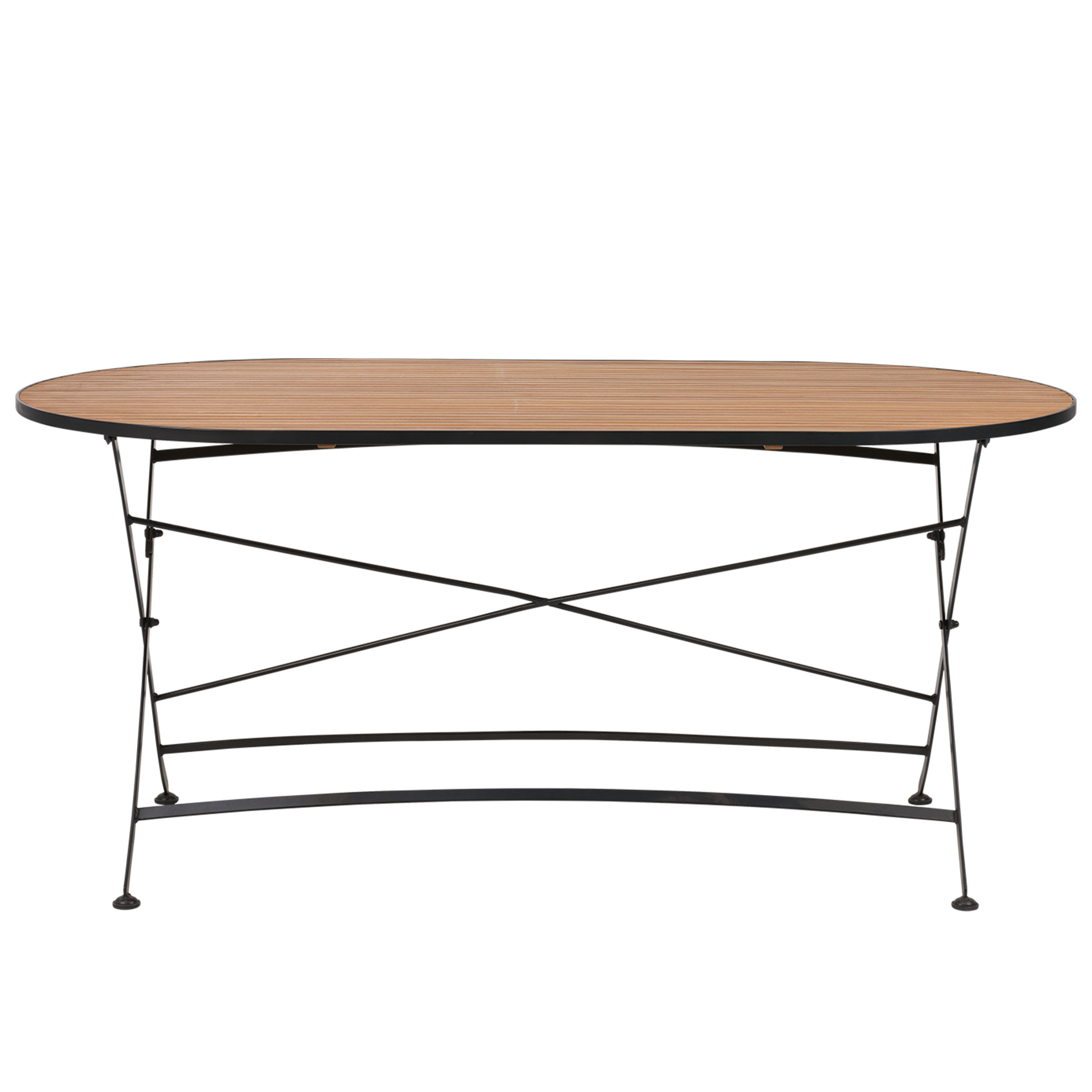 Brafab Brewer Matbord Black/Teak 160cm