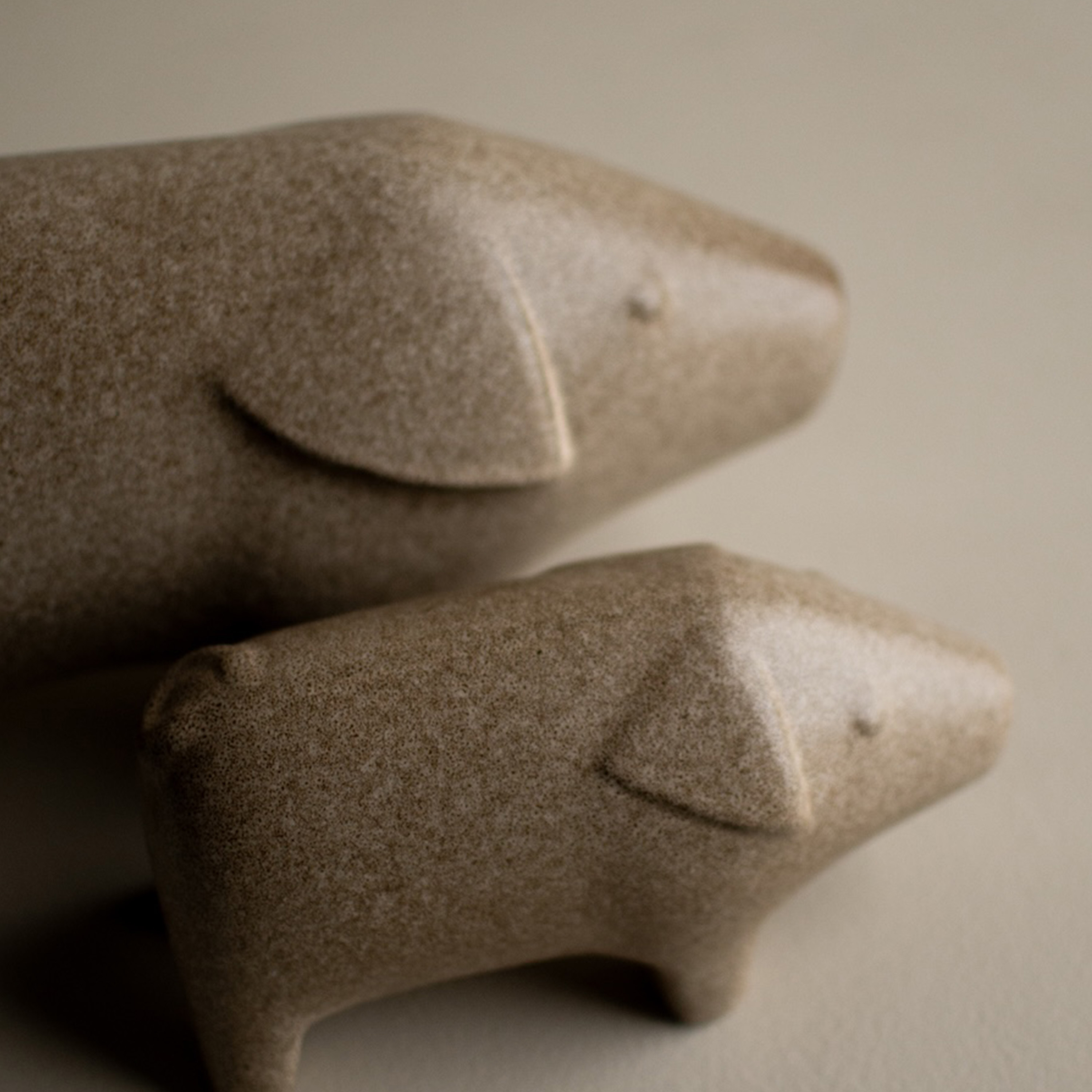 DBKD Swedish Pig Dekoration Beige 24x13