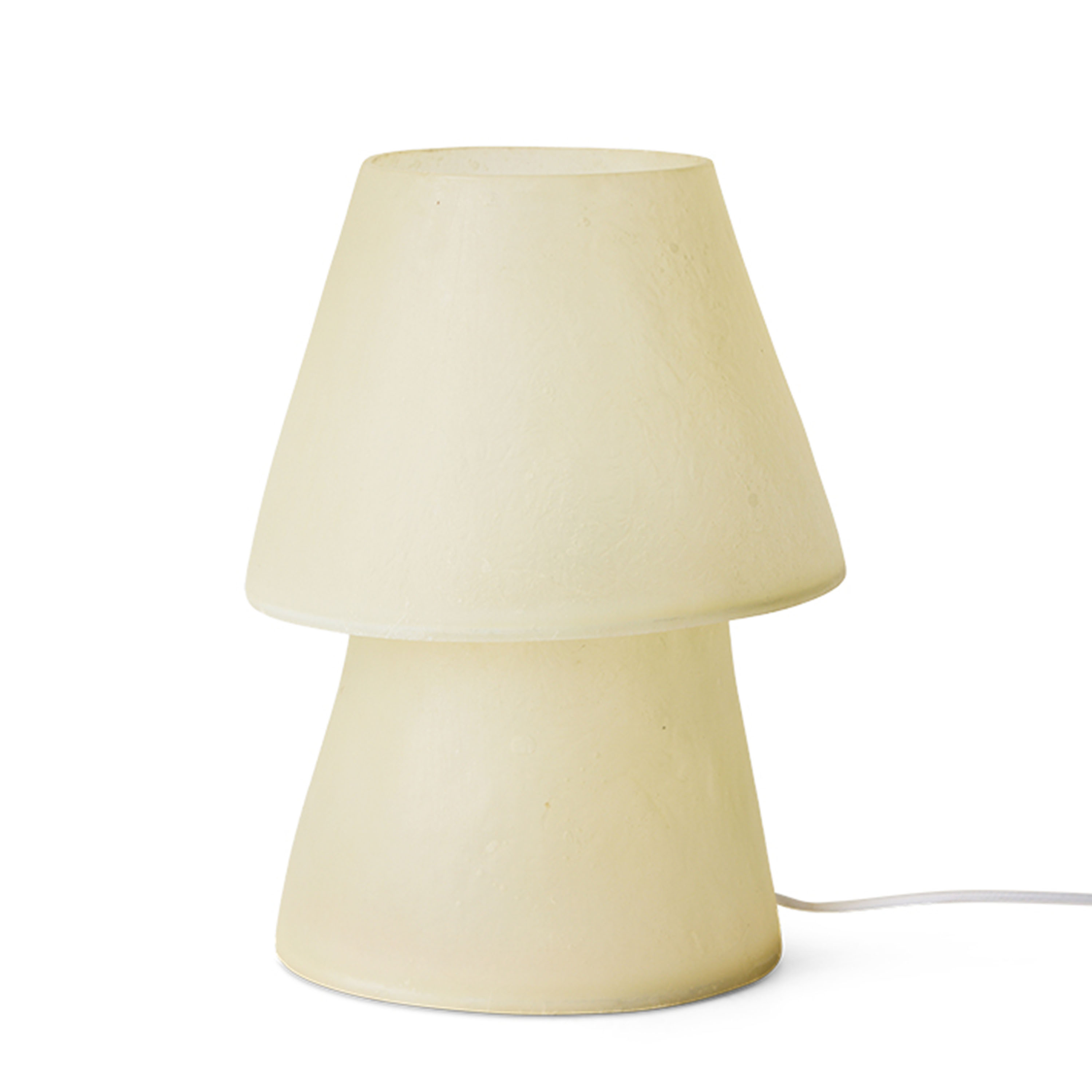 Glassfiber Pöytävalaisin Off White 35 cm