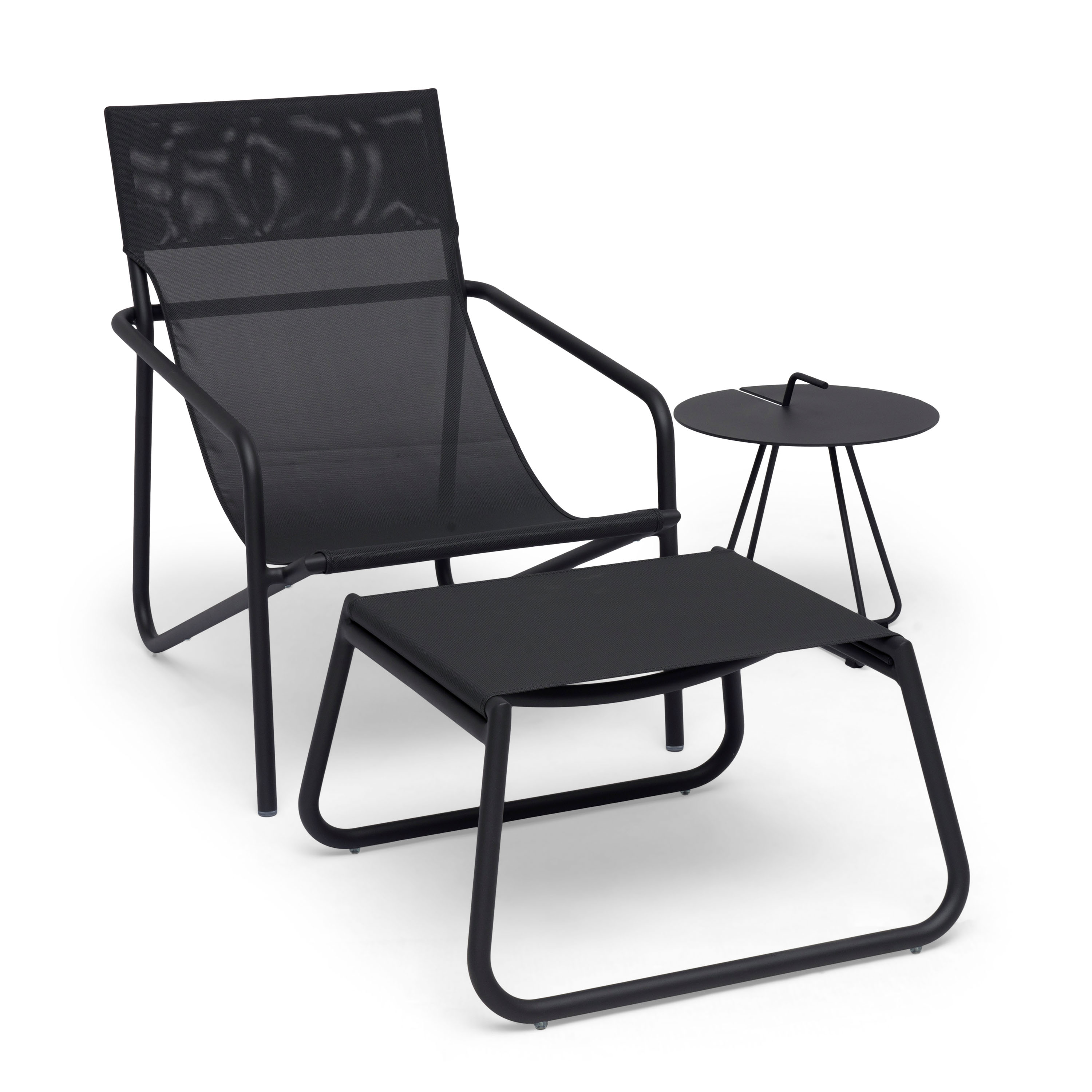 Hillerstorp Sandholma Sidobord Svart Ø44