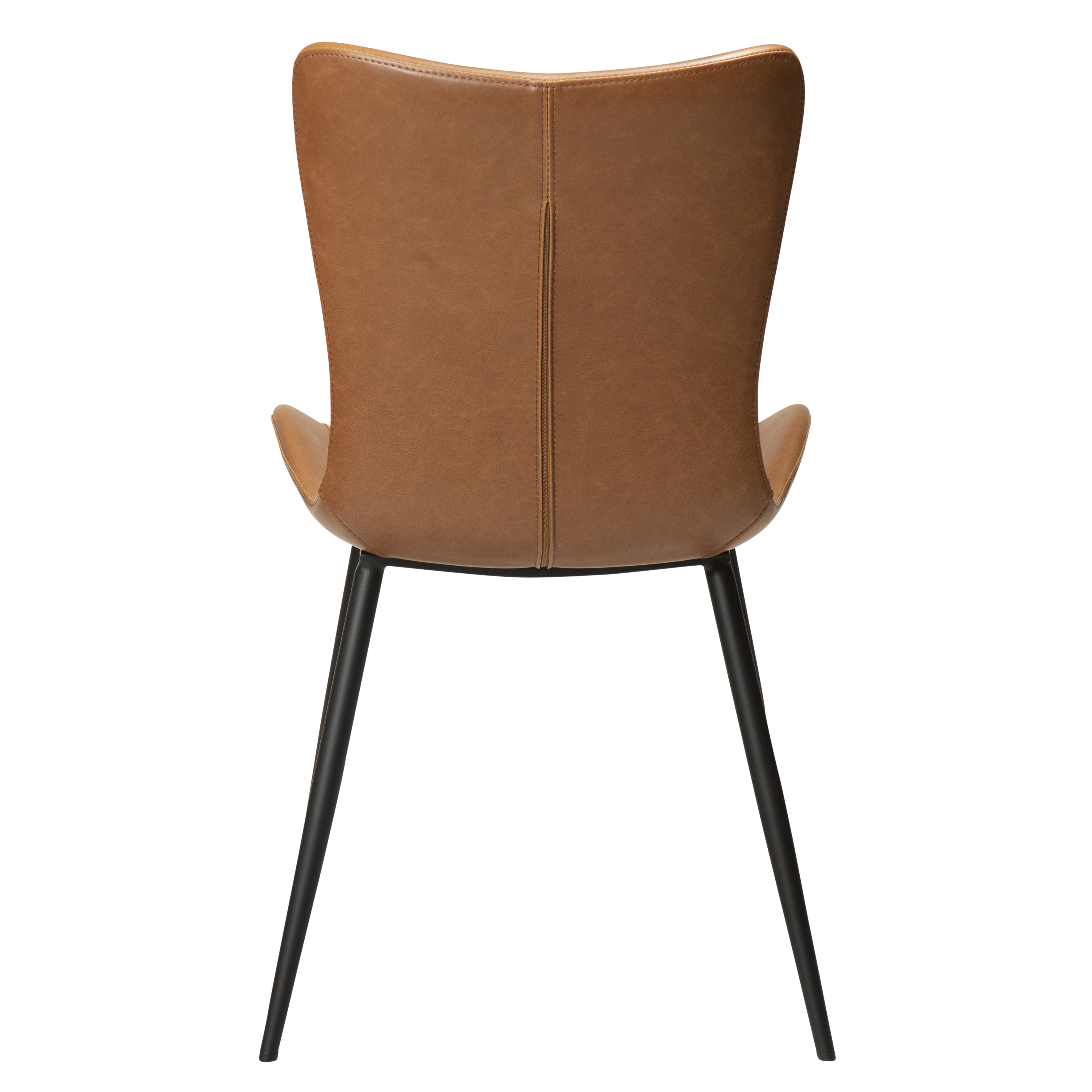 Dan Form Medusa Matstol Konstläder Ljusbrun/Svart