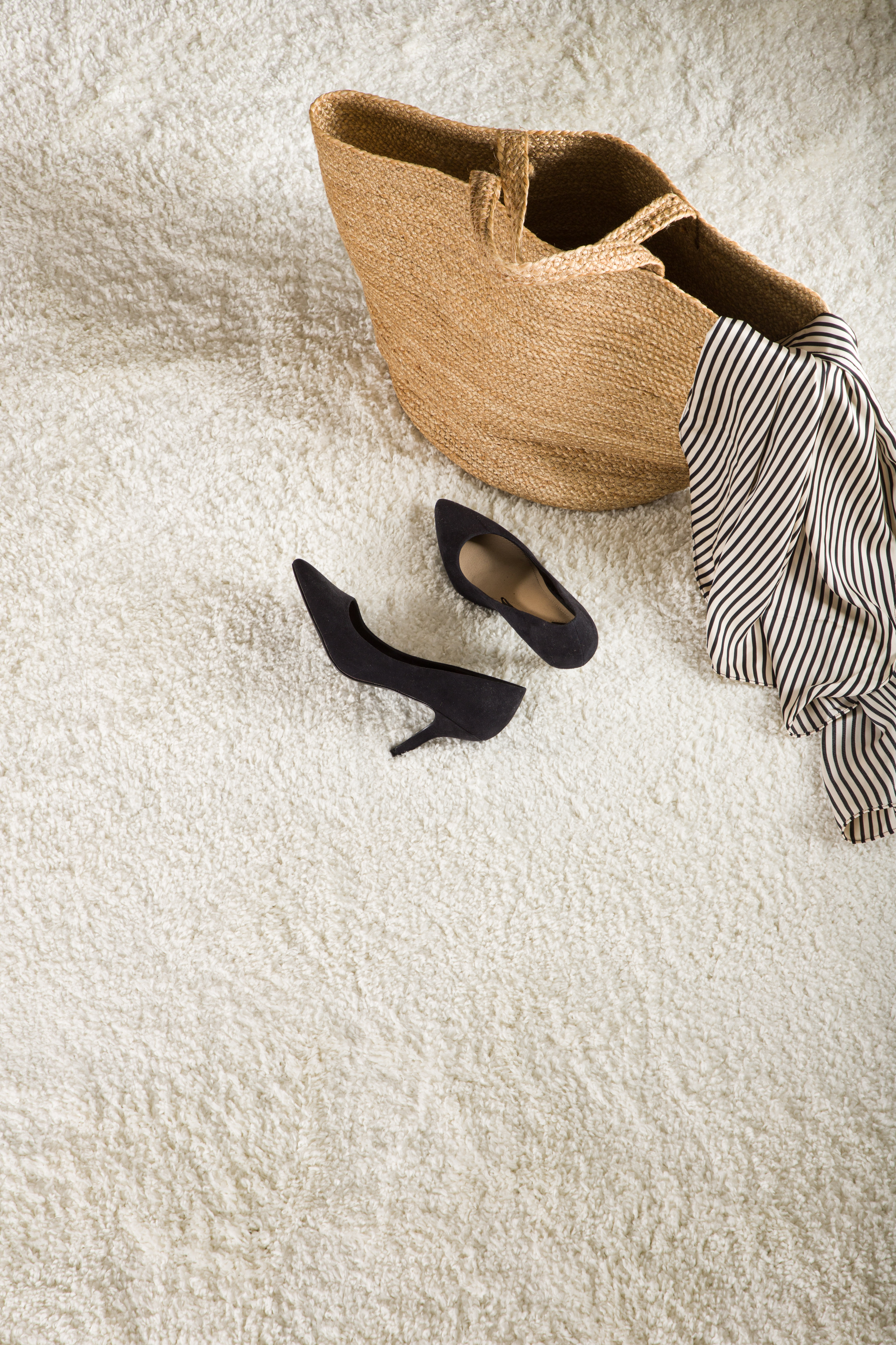 Venture Home Klara Matta Vit 240x340