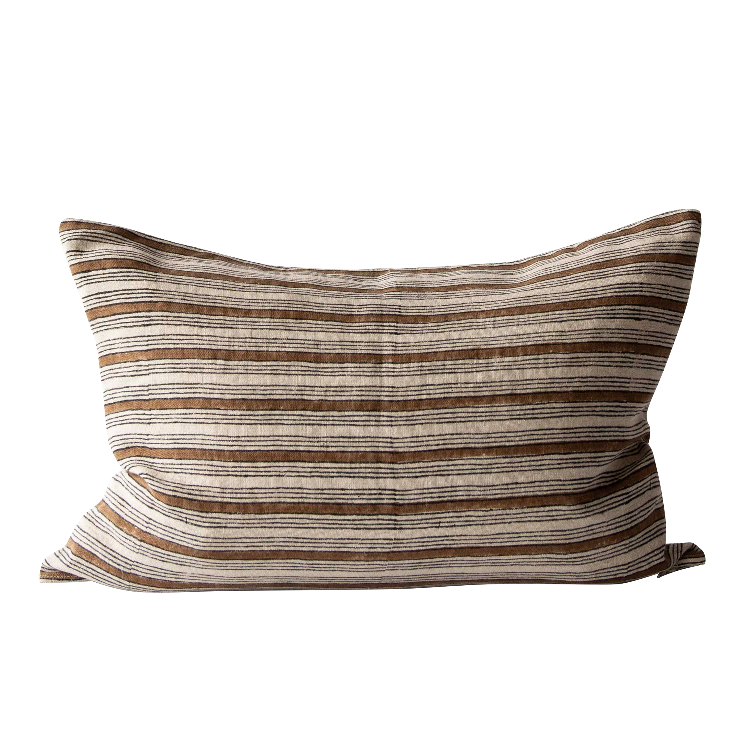 Dino Kuddfodral Block Print Brown 40x60