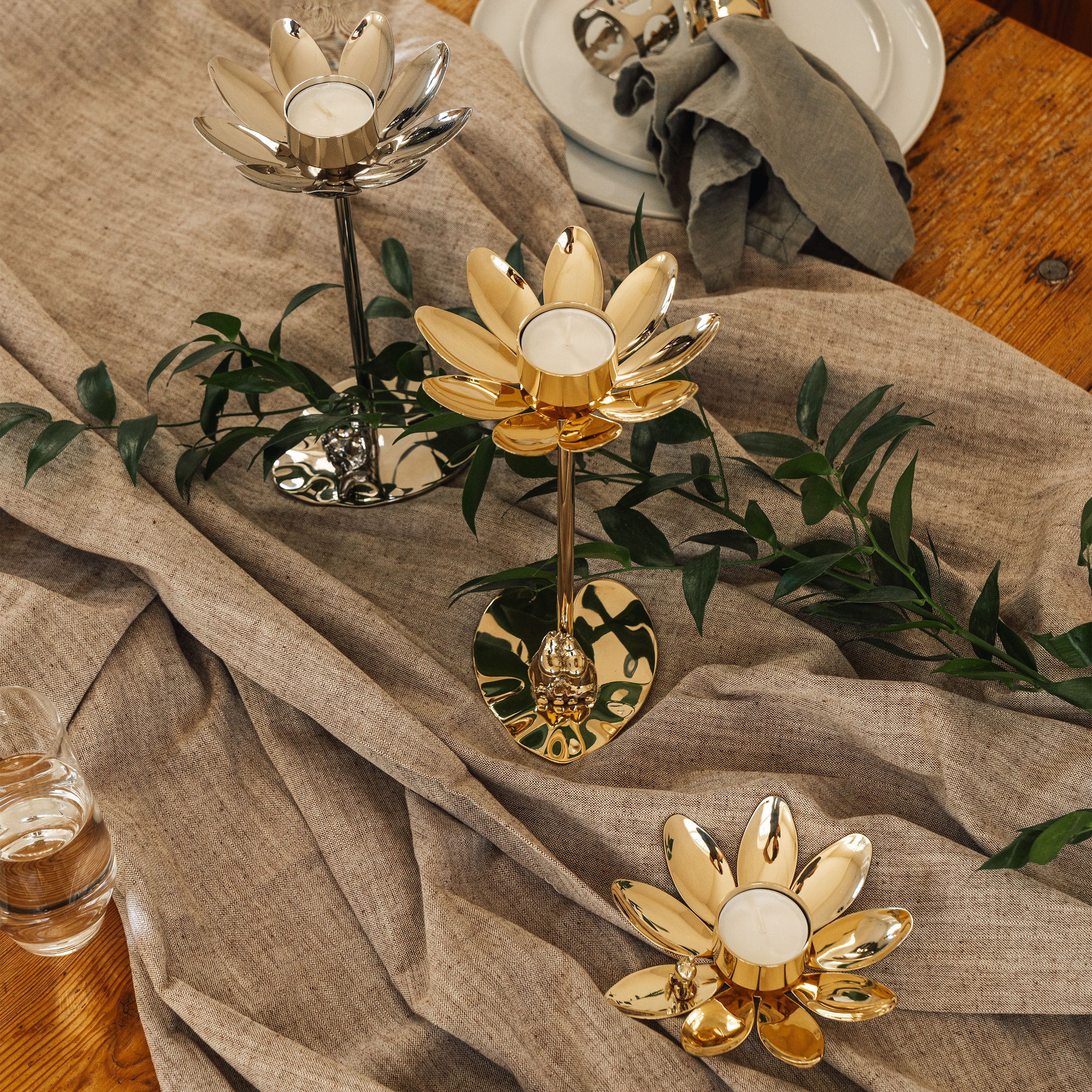 Hilke Collection Hilke X Mumin &amp; Snorkfröken Ljusstake Mässing