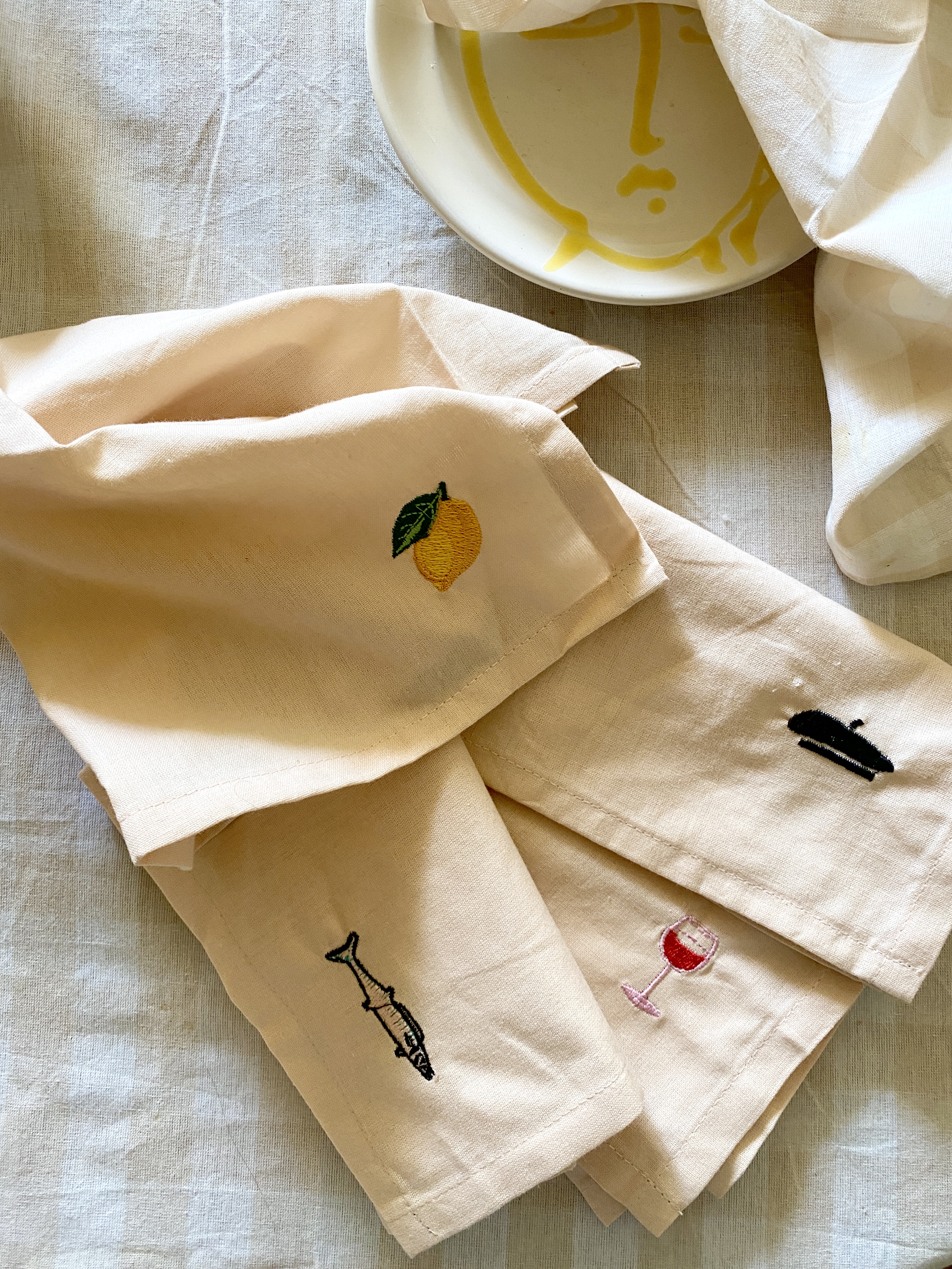 Midnatt Déjeuner Servett 4-pack