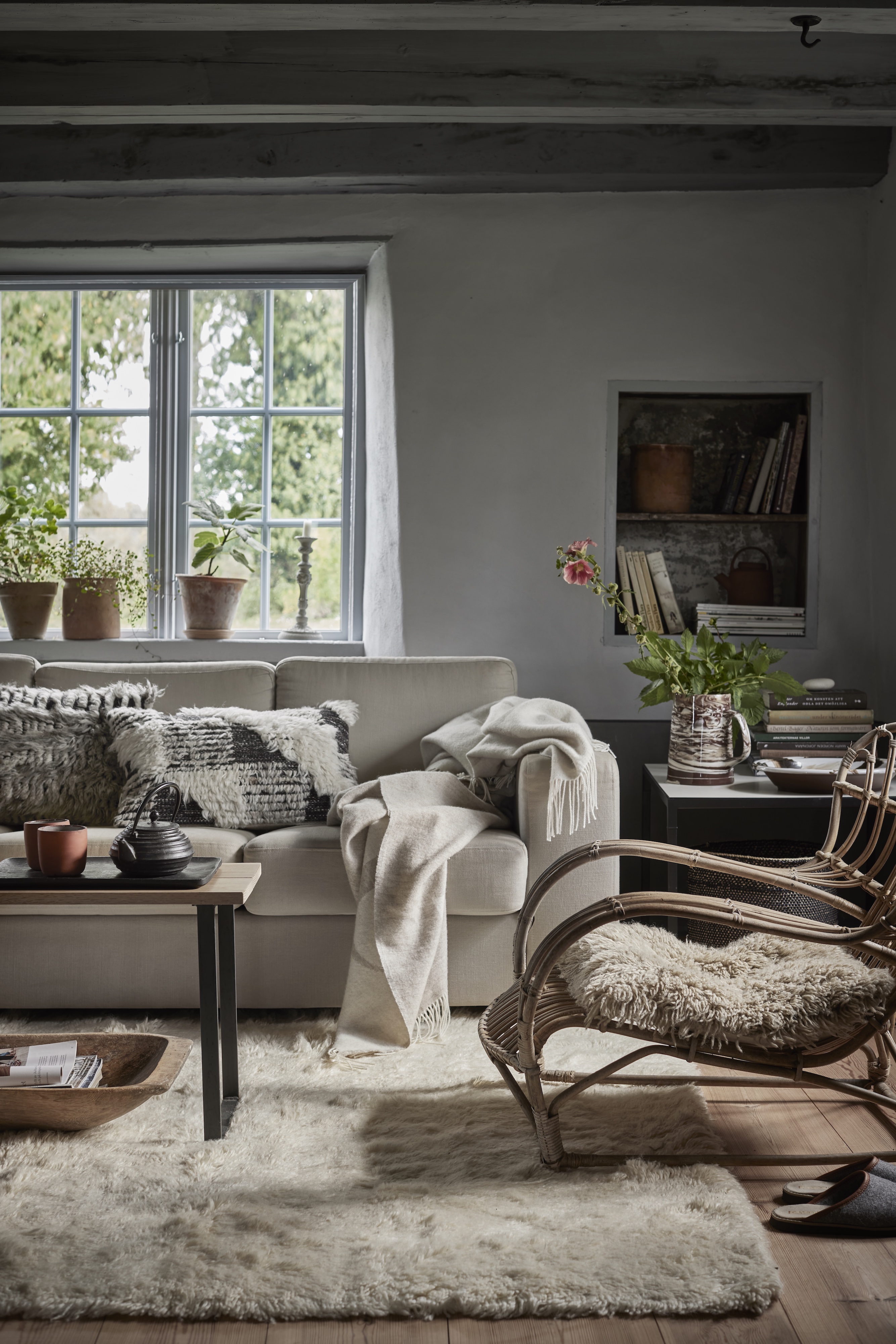 Classic Collection Cloudy Ullteppe Naturhvit 170x230