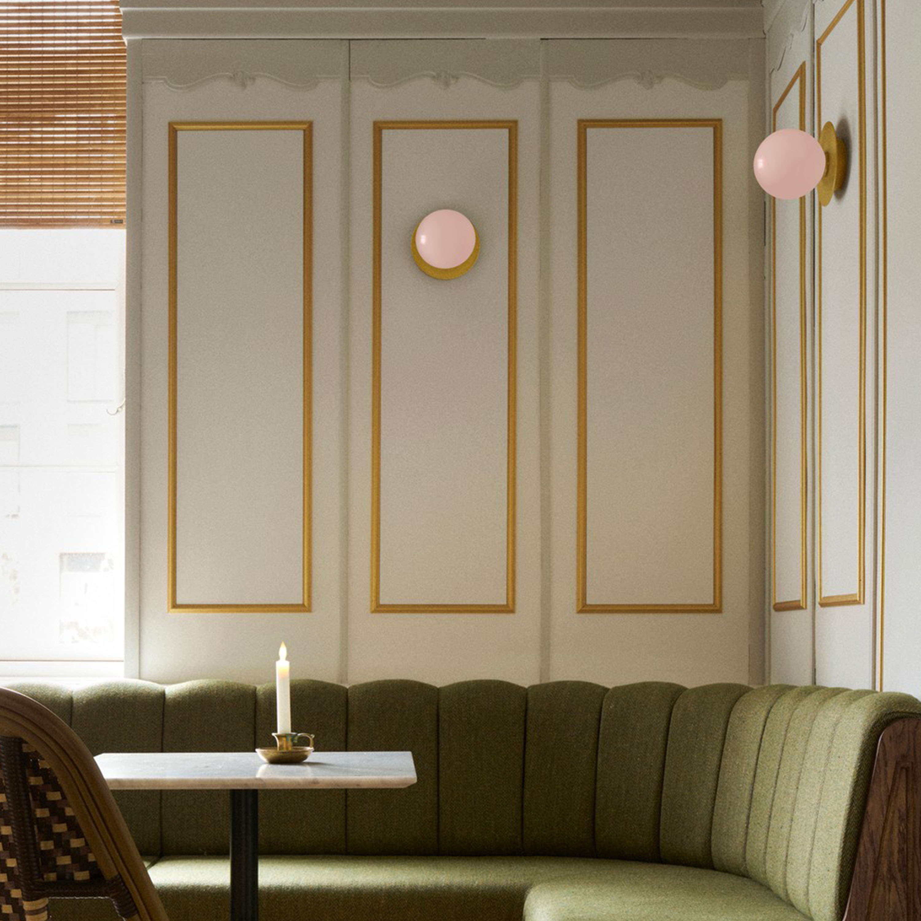 Liila 1 Vägg/Taklampa Nordic Gold/Rose Medium