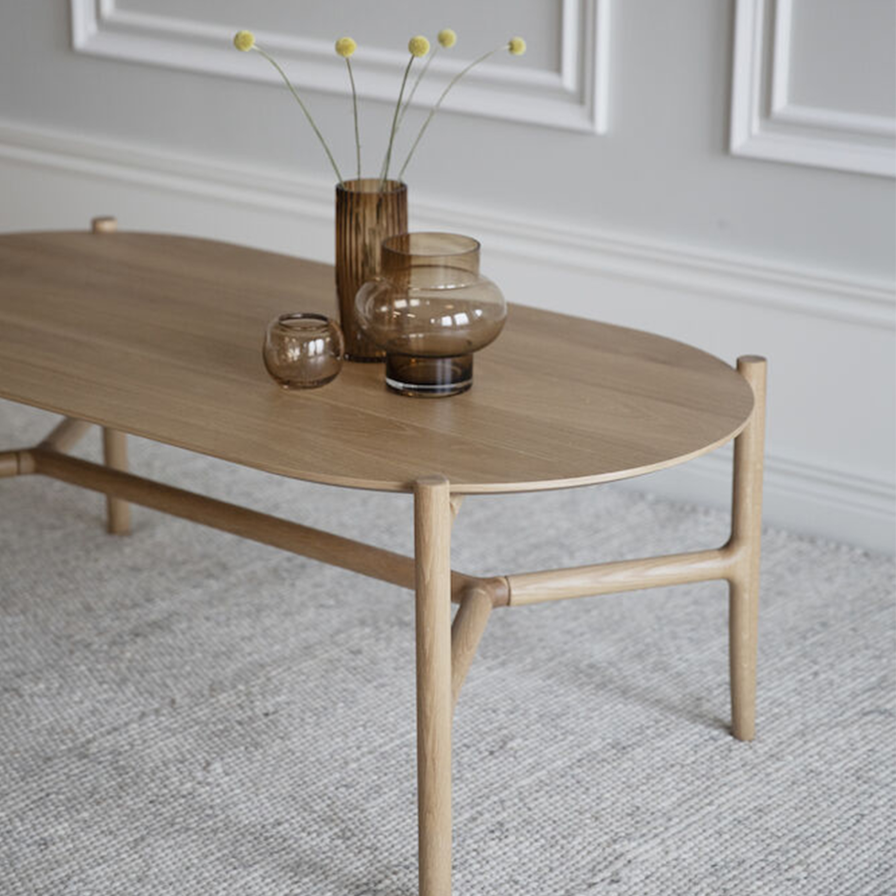 Rowico Home Holton Soffbord Ovalt Ek 130x65cm