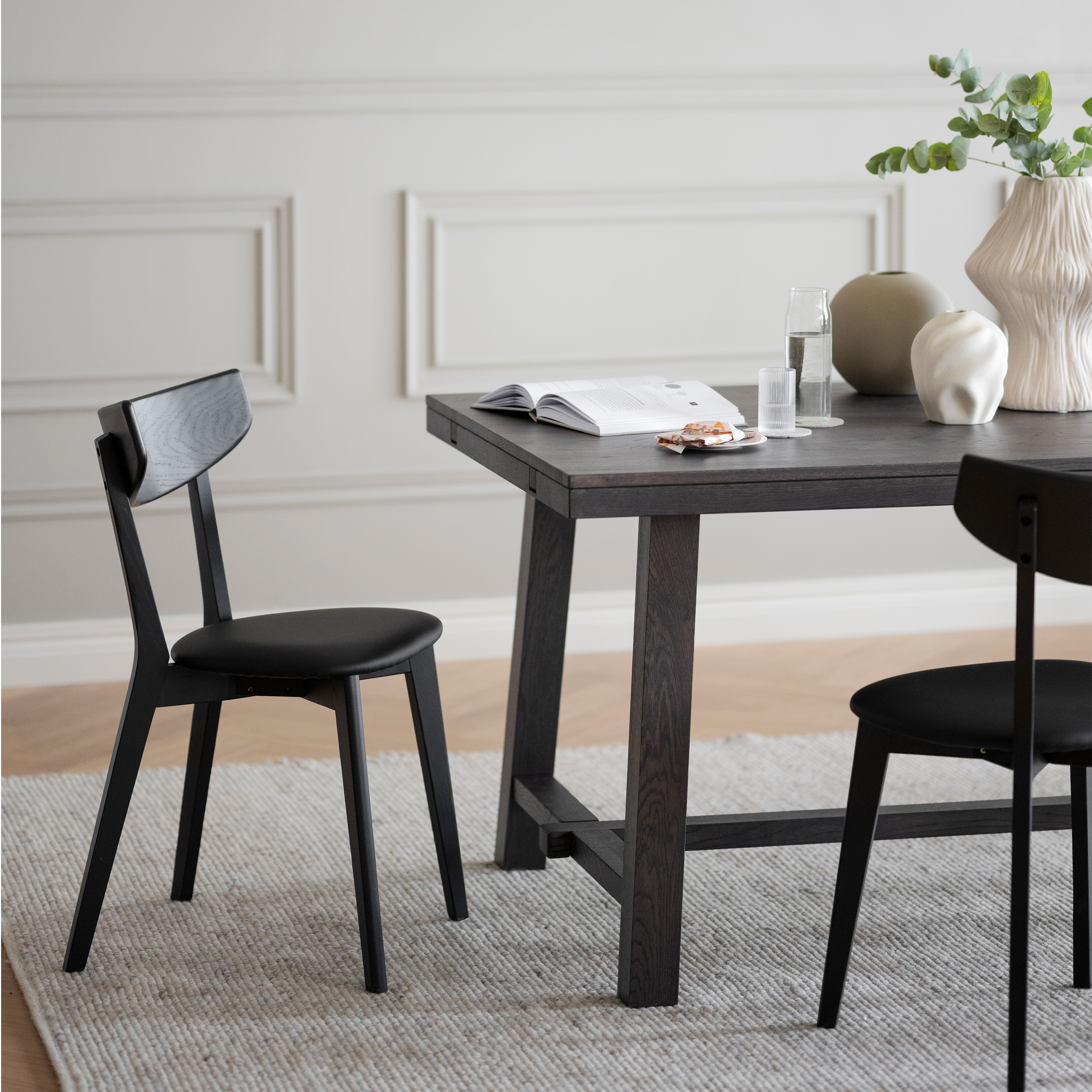 Rowico Home Brooklyn Esstisch Dunkelbraune Eiche 170cm