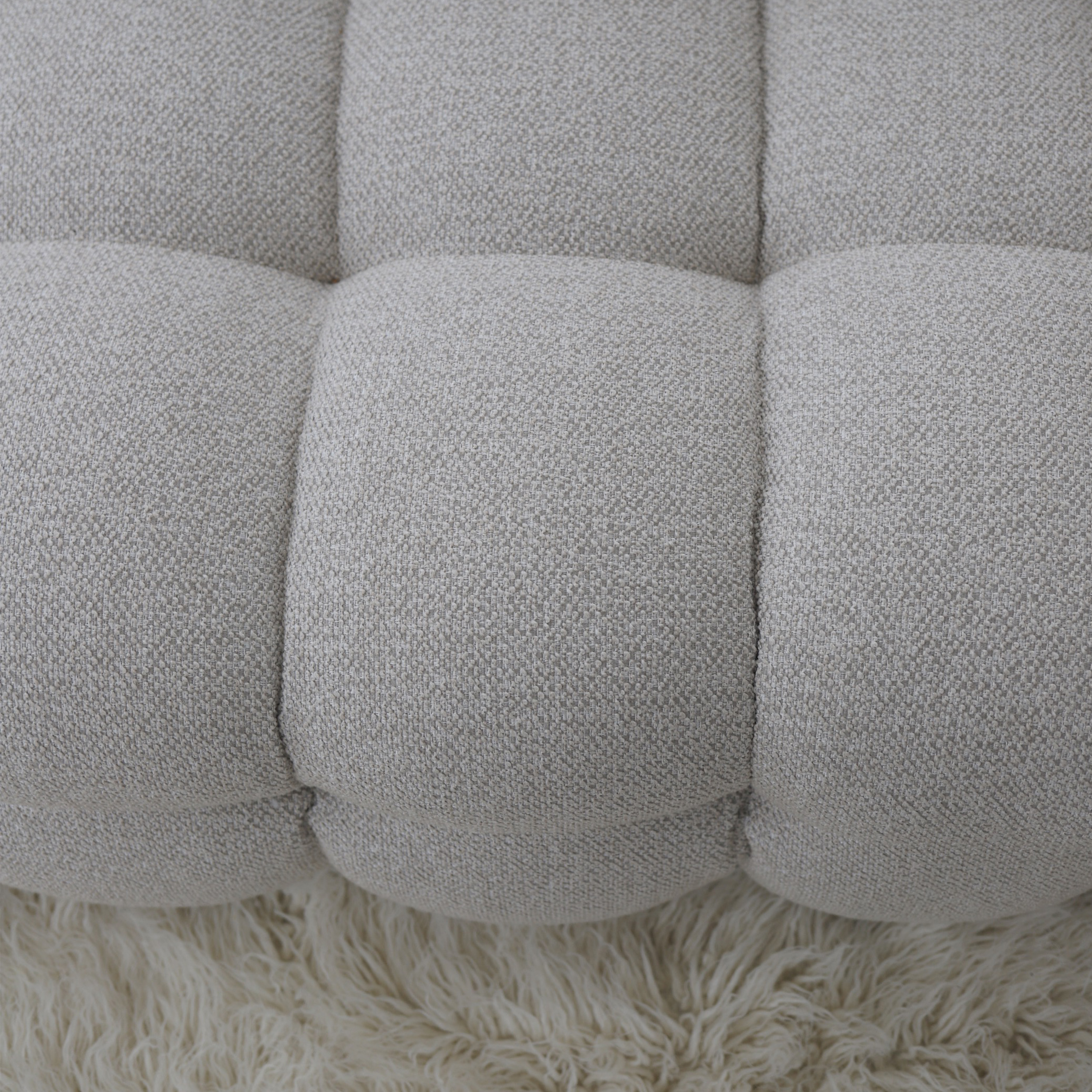 Sleepo Collection Billie 2-sits Soffmodul Vänster Armstöd Beige Bouclé 174cm