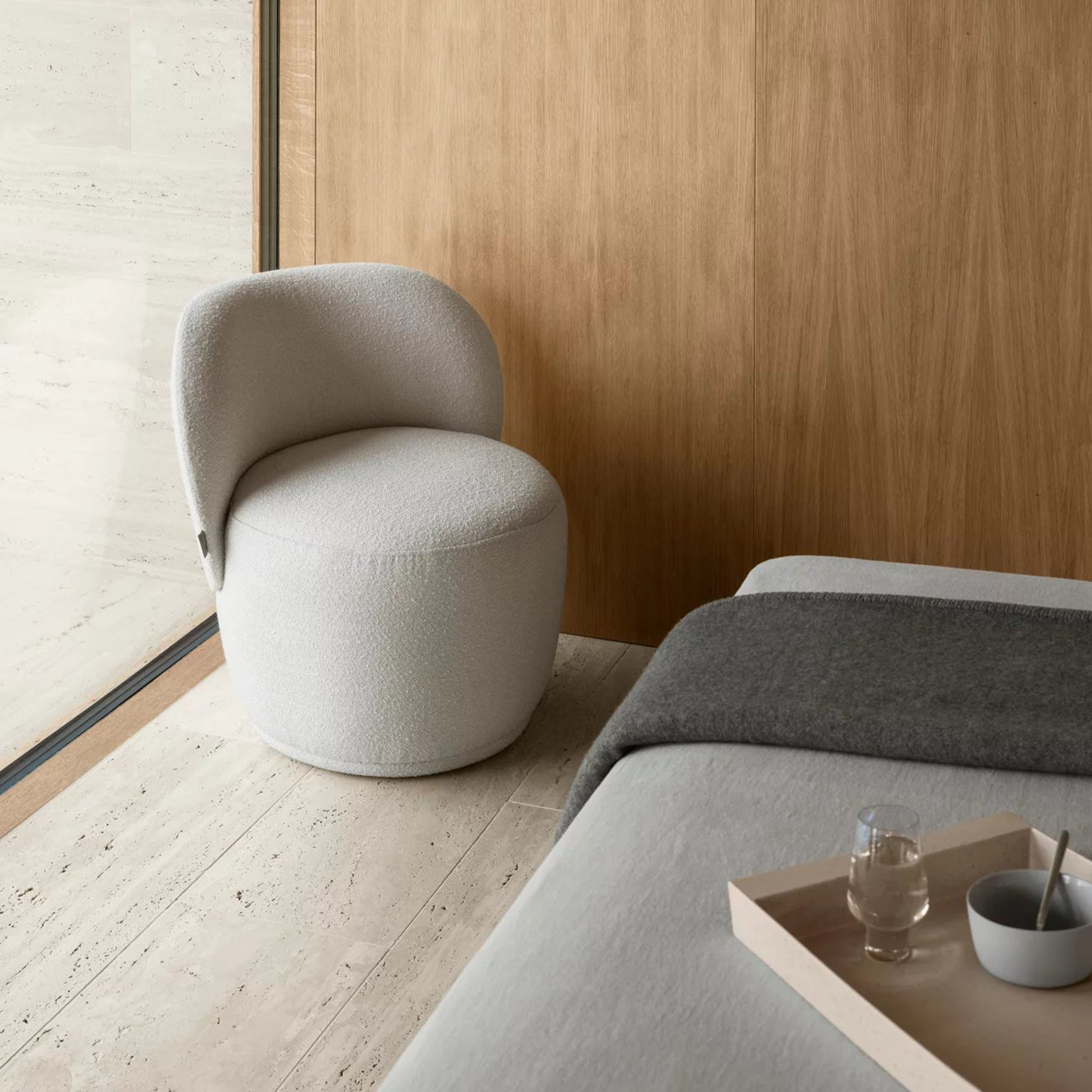 Blomus Kuon Loungestol Boucla Beige