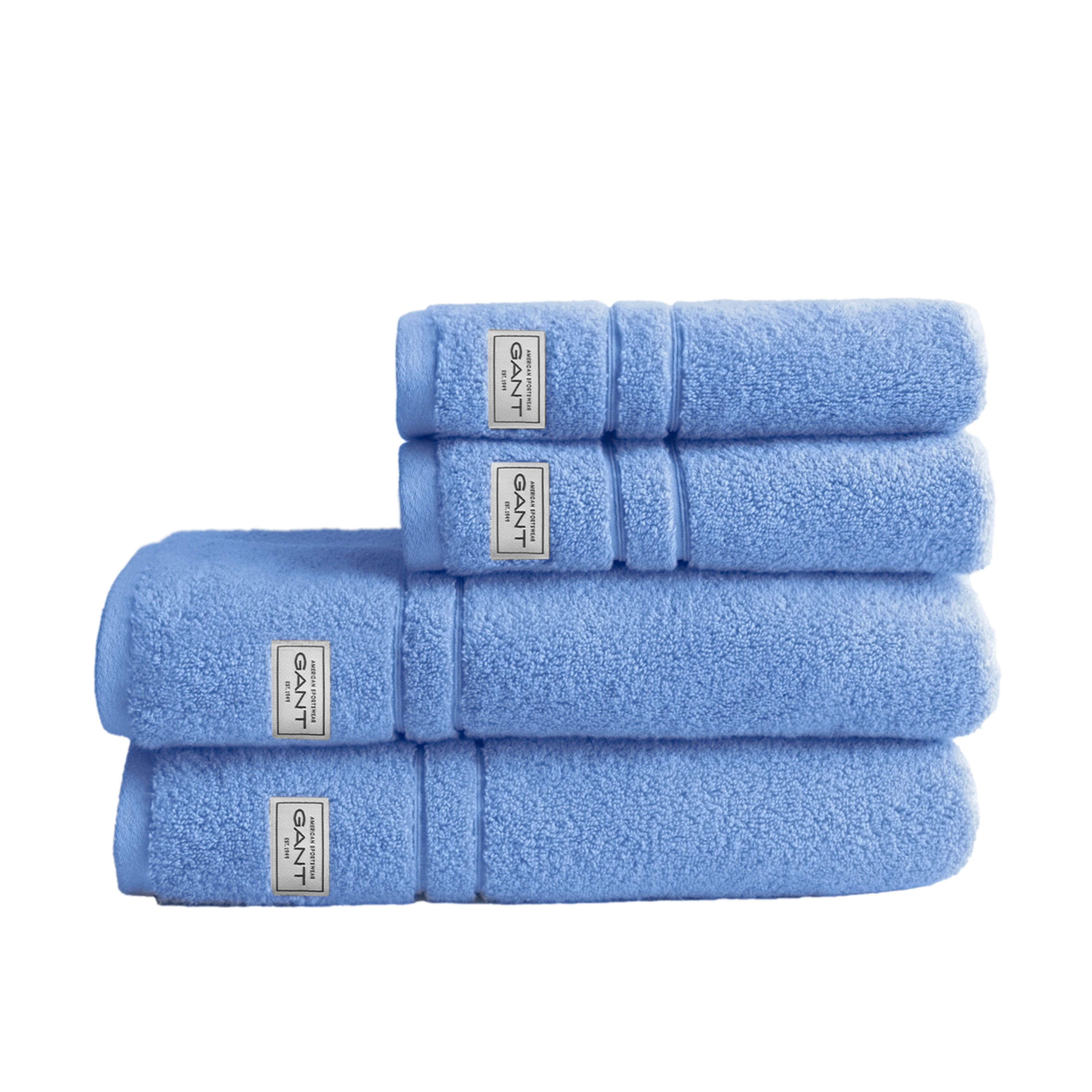 Organic Premium Terry Handtuch Palace Blue 4er-Pack