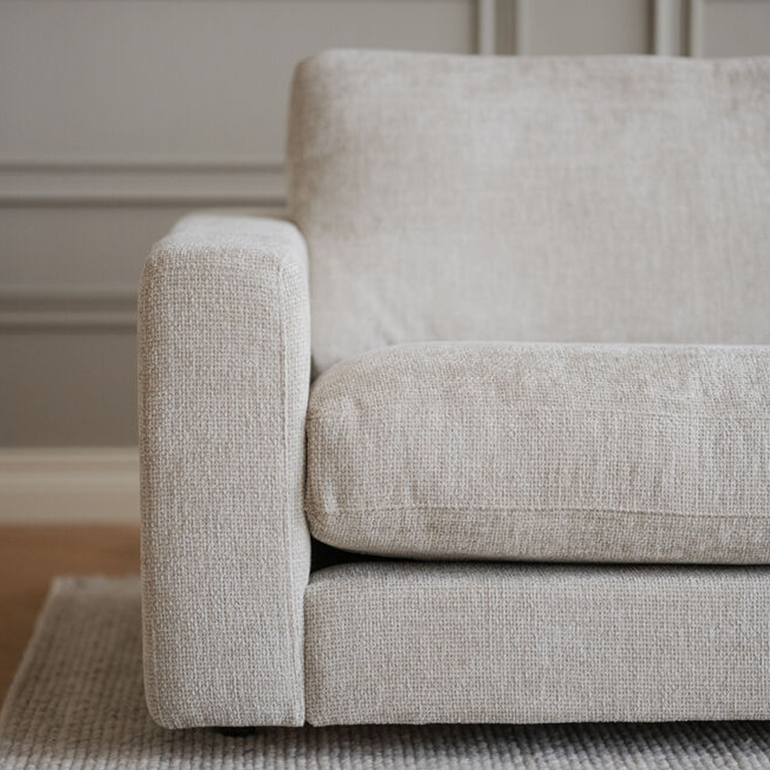 Rowico Home Duncan 2+3-Sitzer Ecksofa Hellgrau