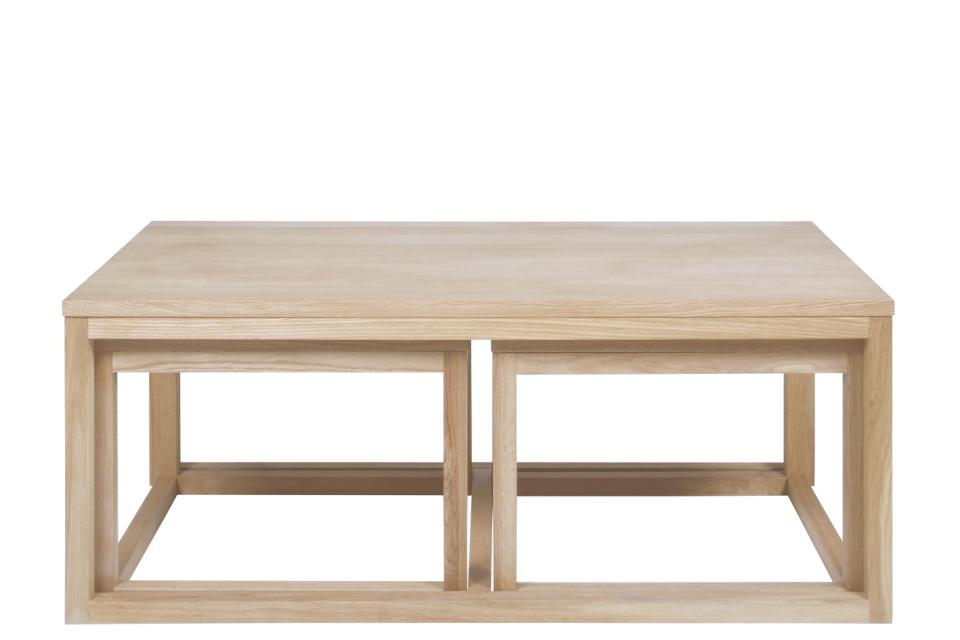 Nordic Home - Elsie Beistelltisch White Oak - Weiß - Couchtisch