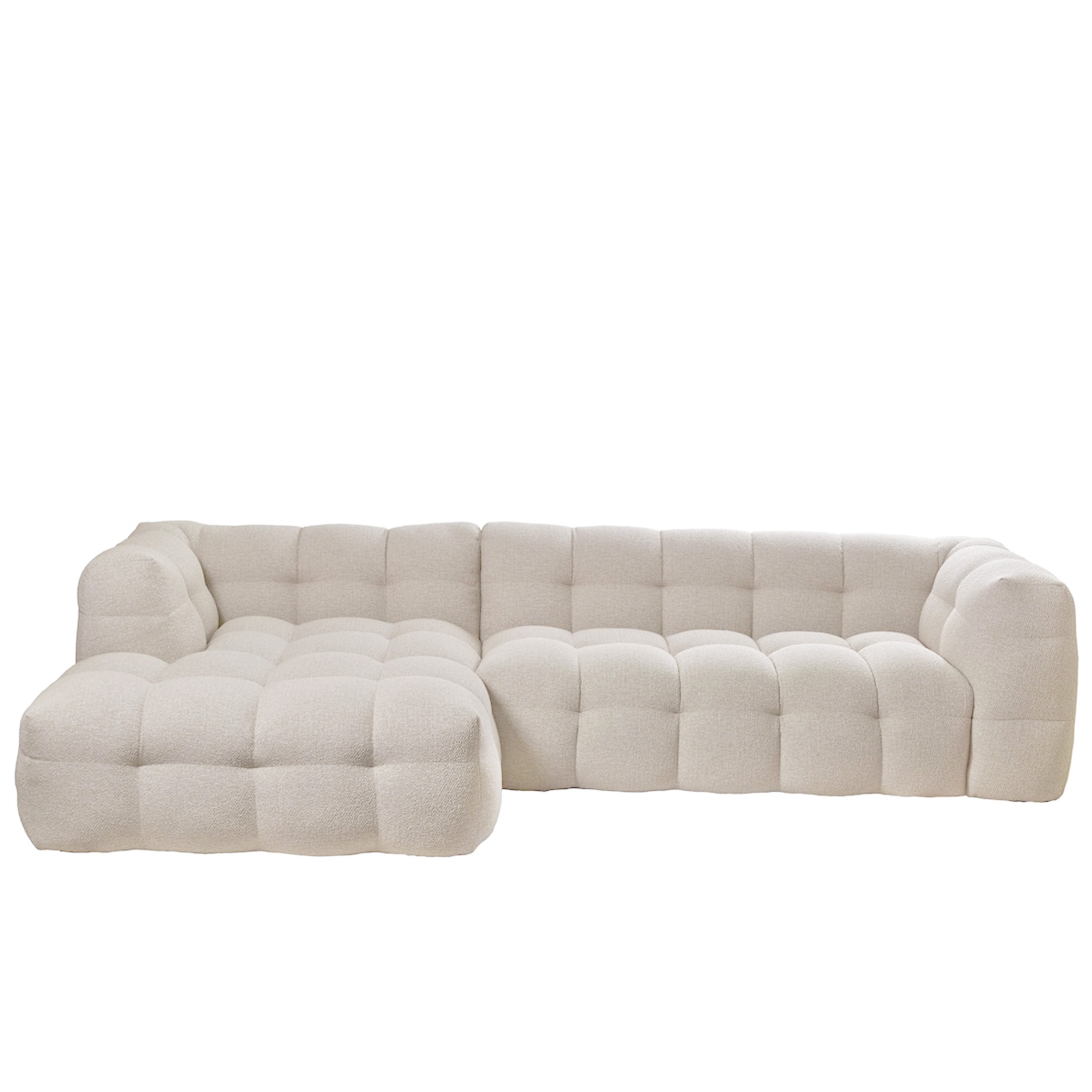 Billie Divansofa Links Beige Bouclé