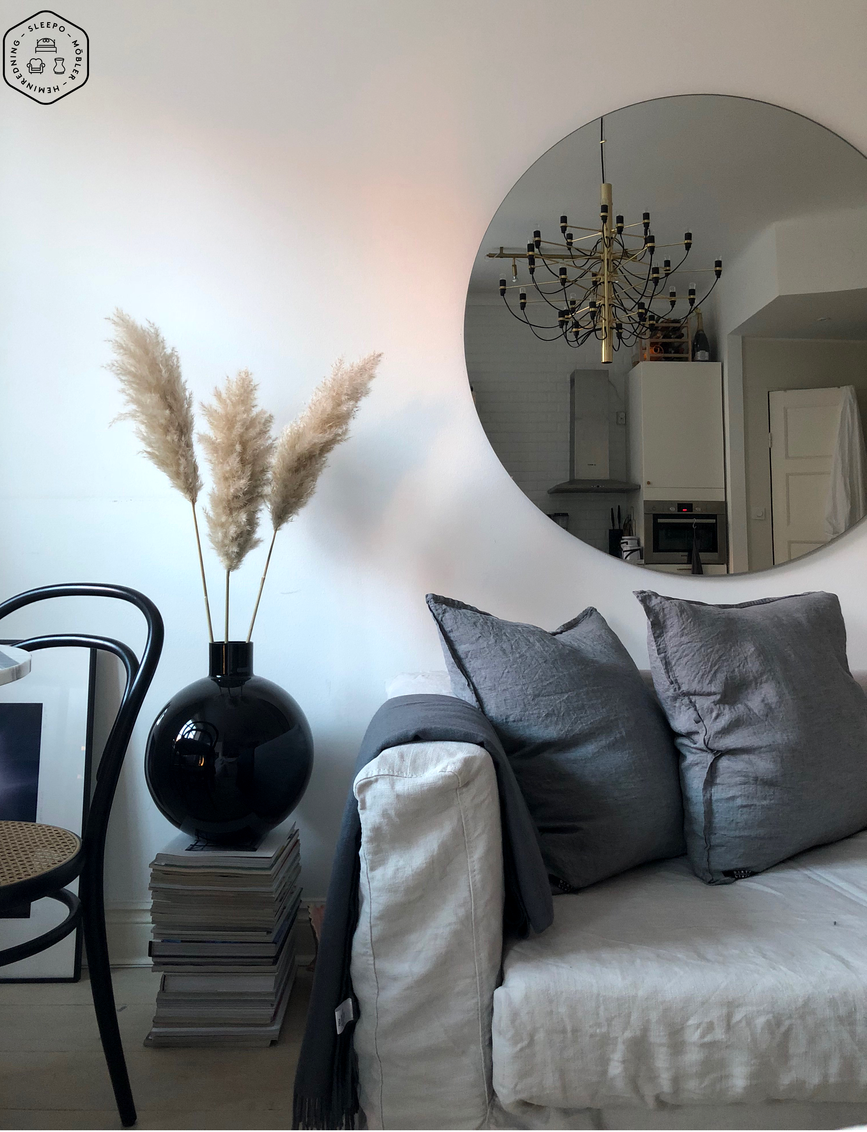 Skruf Pallo Vas Svart 42cm