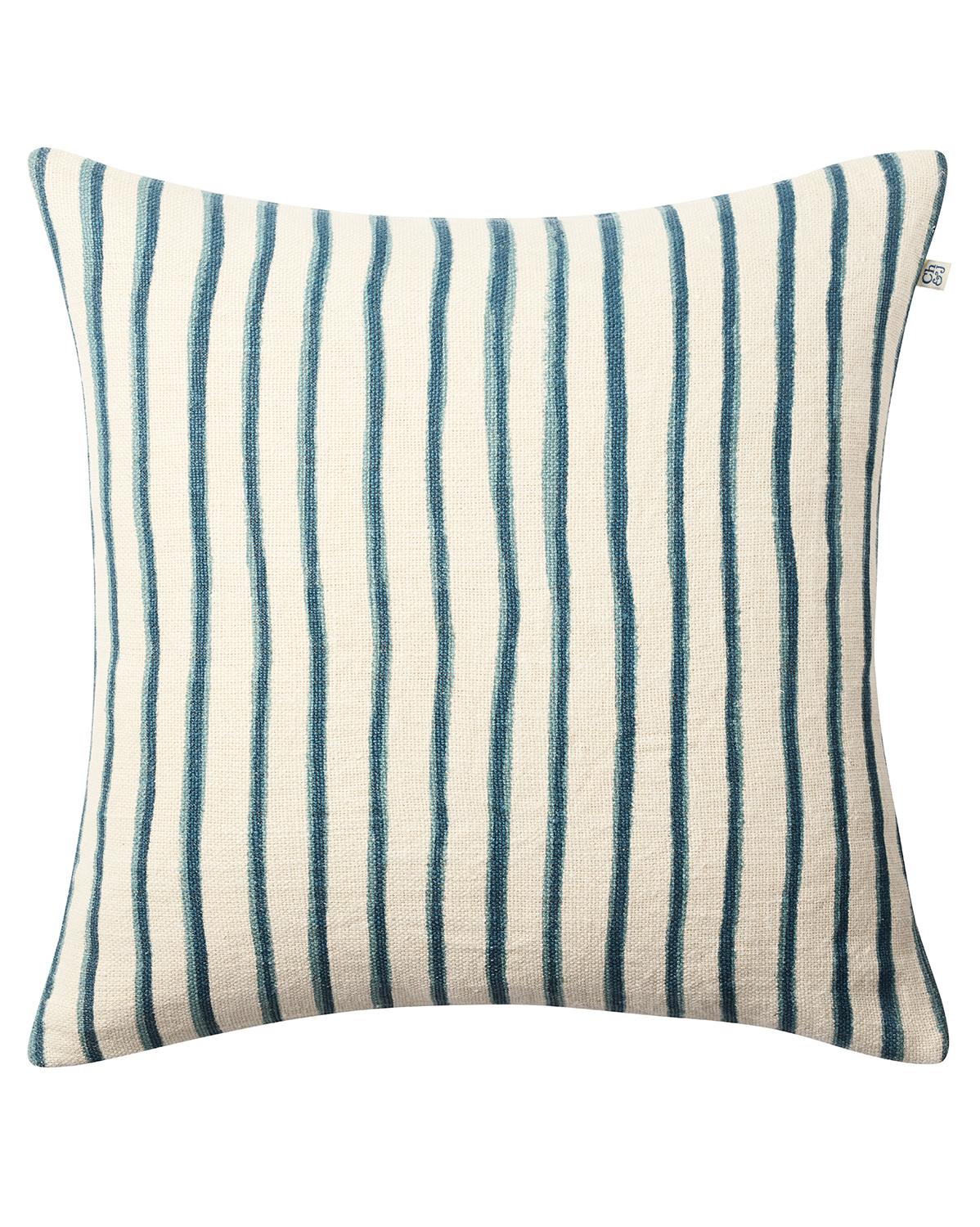 Chhatwal & Jonsson - Jaipur Stripe Linne Kuddfodral Heaven Blue/Palace Blue 50x50 - Blå