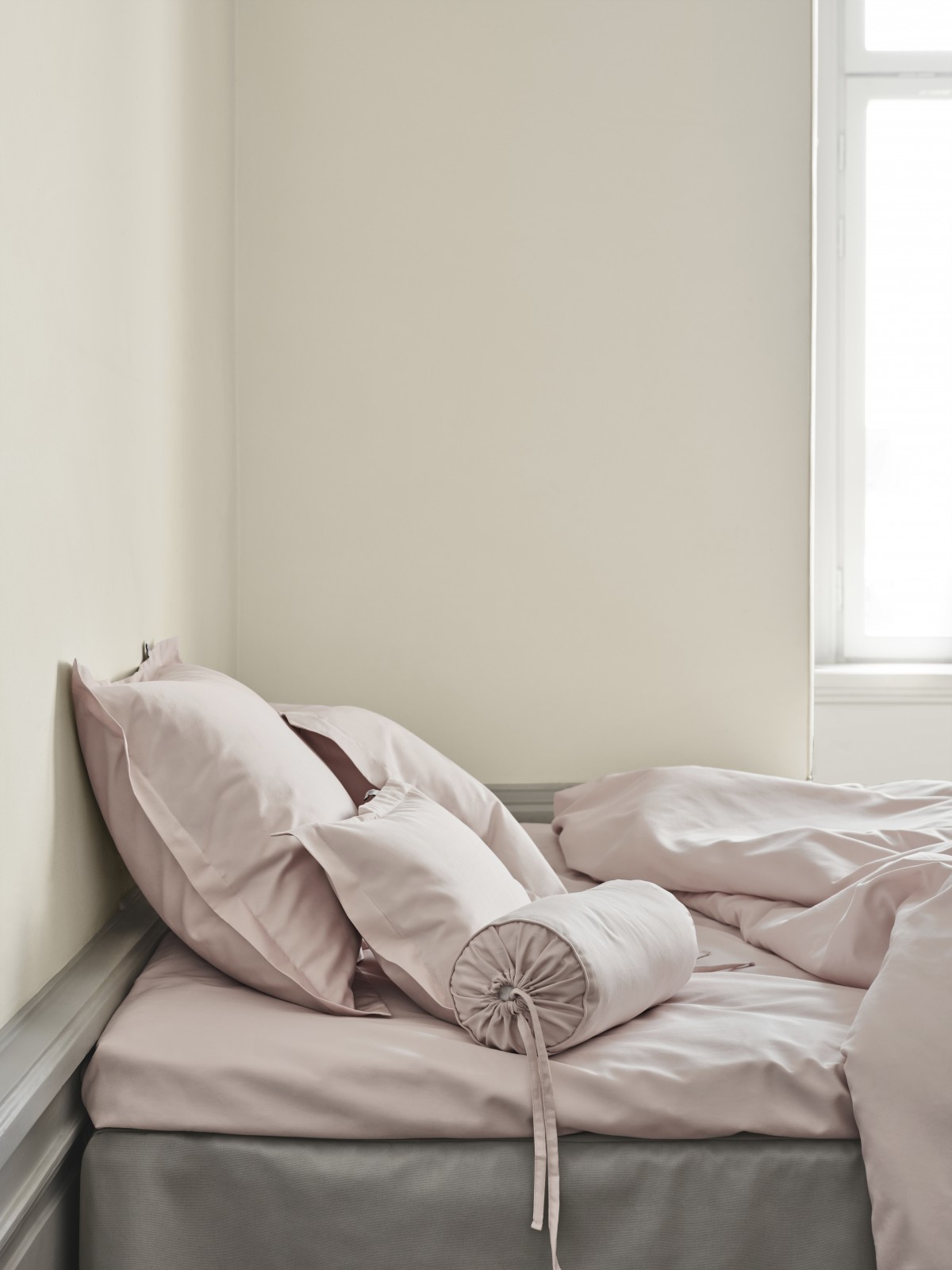 Mille Notti Satina Tyynyliina Vaaleanpunainen 60 x 80